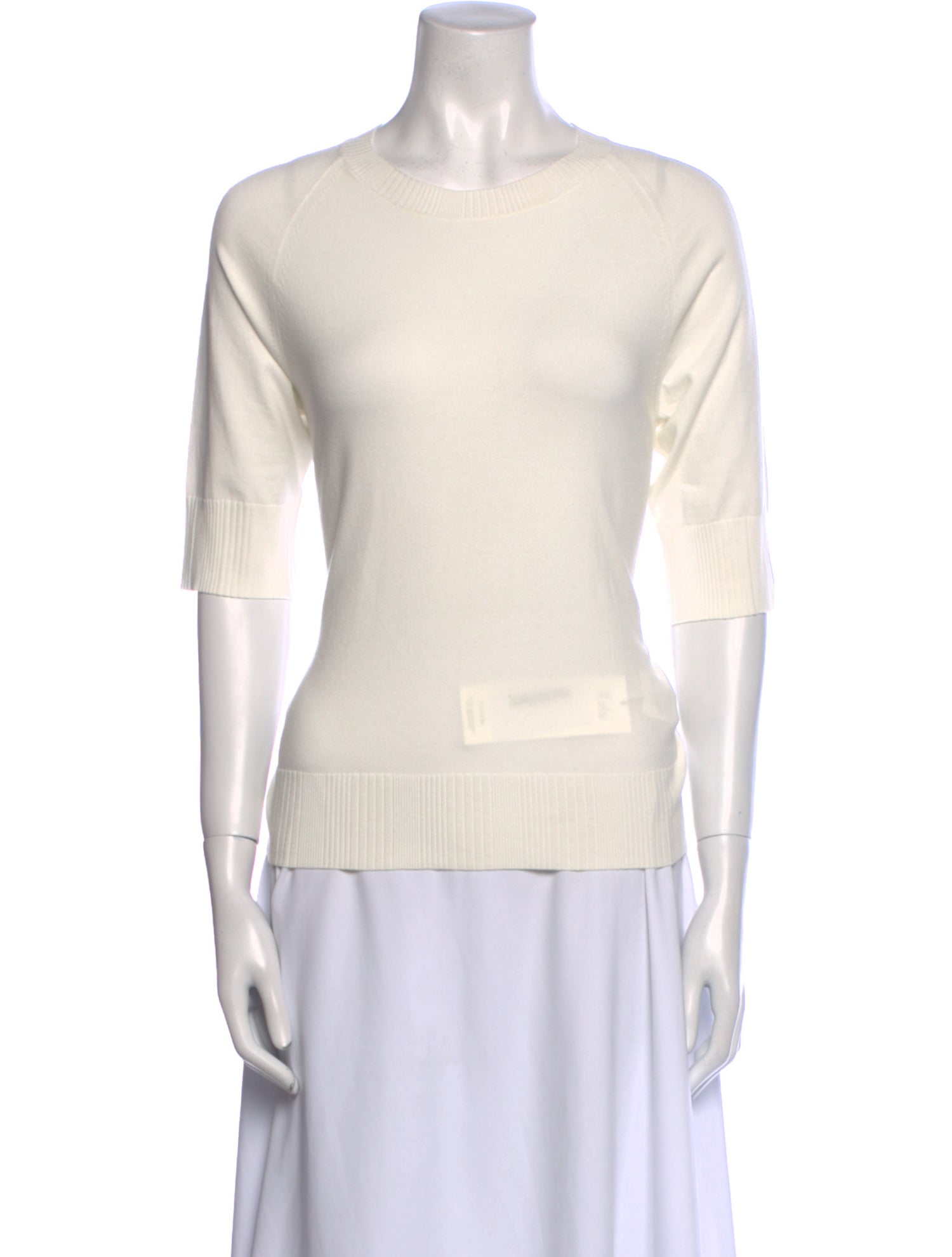 Max Mara Crew Neck Short Sleeve Top