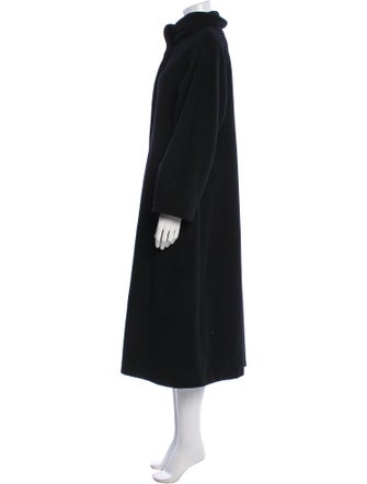 Max Mara Virgin Wool Faux Fur Coat
