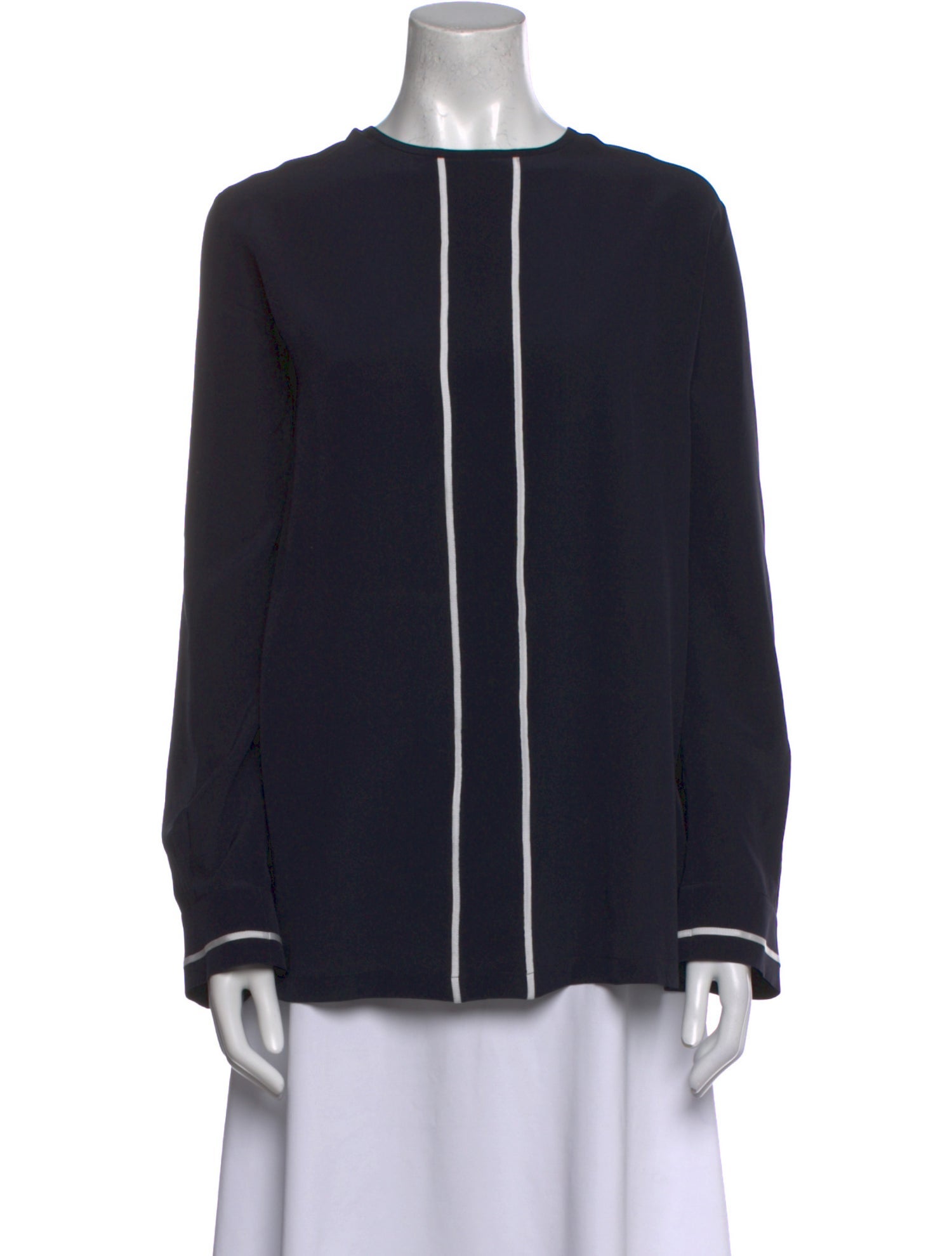 Max Mara Silk Crew Neck Blouse w/ Tags