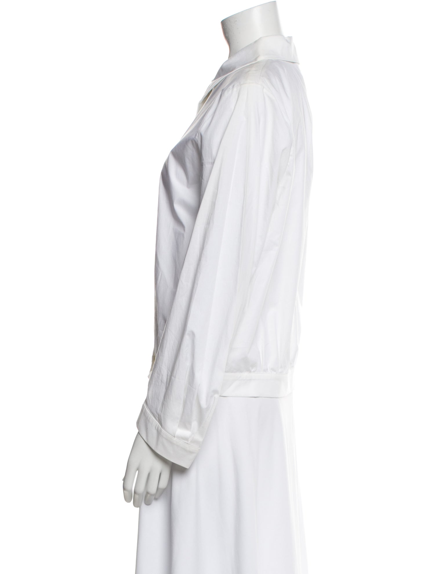 Max Mara Long Sleeve Button-Up Top