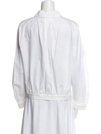 Max Mara Long Sleeve Button-Up Top