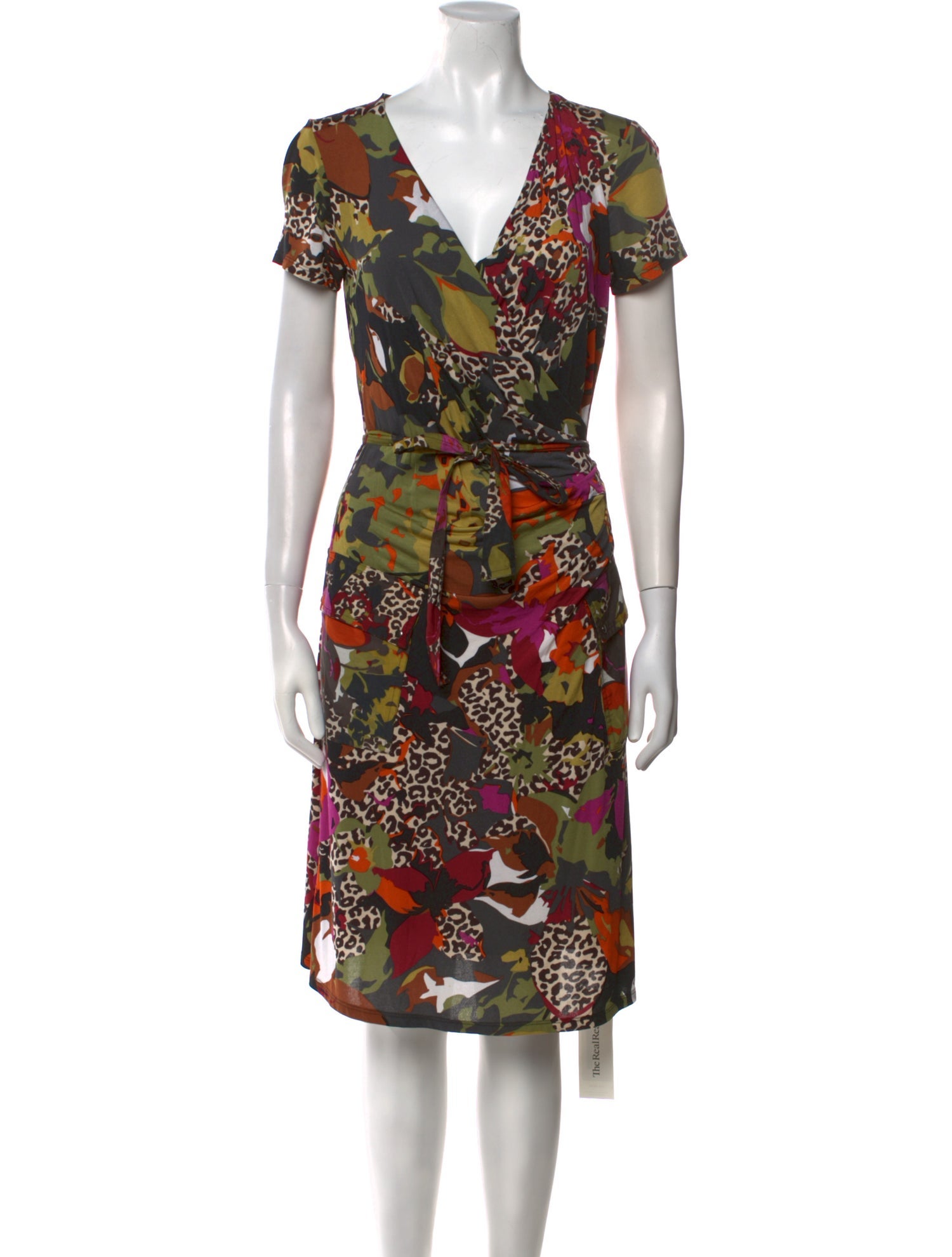 Max Mara Printed Knee-Length Dress