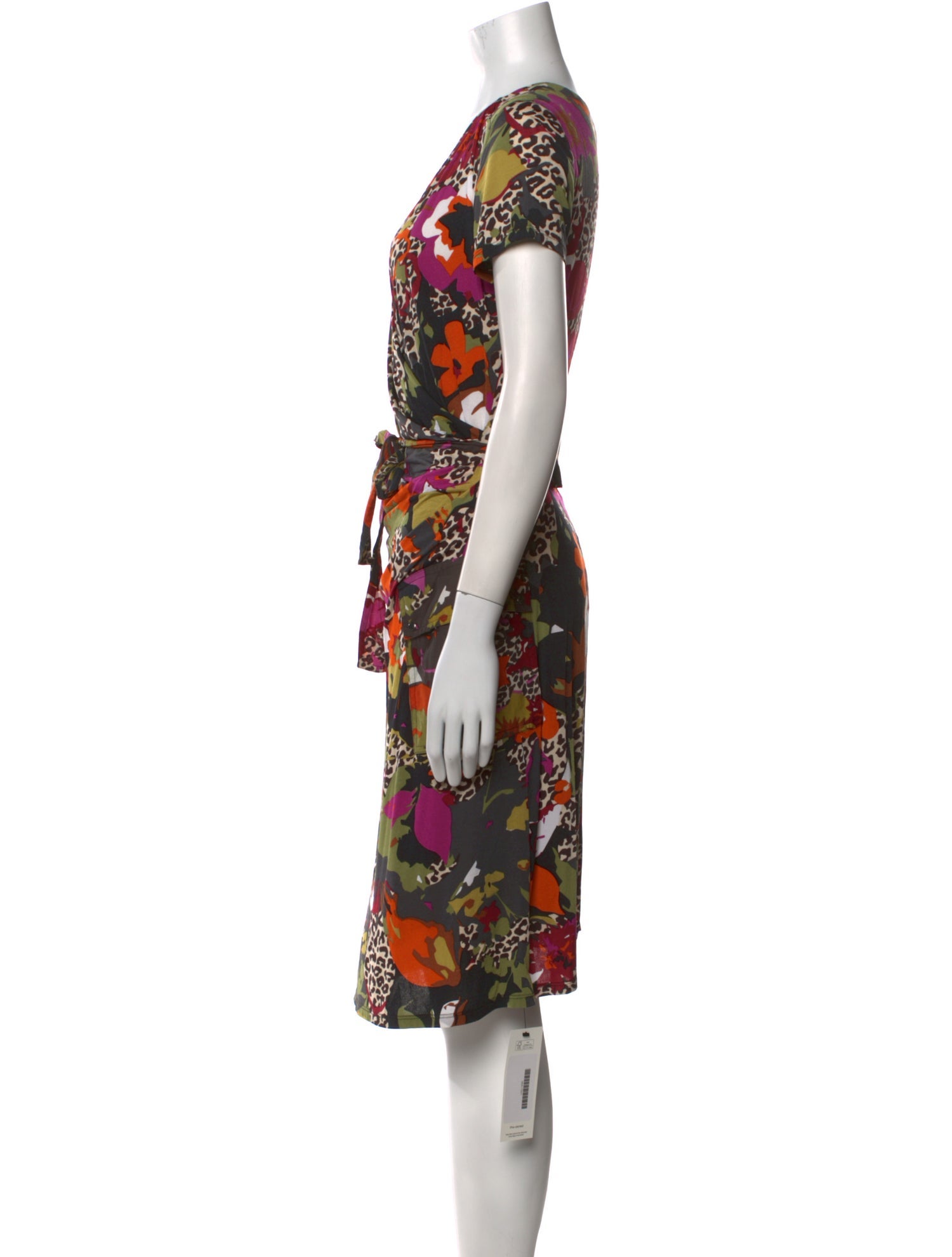 Max Mara Printed Knee-Length Dress
