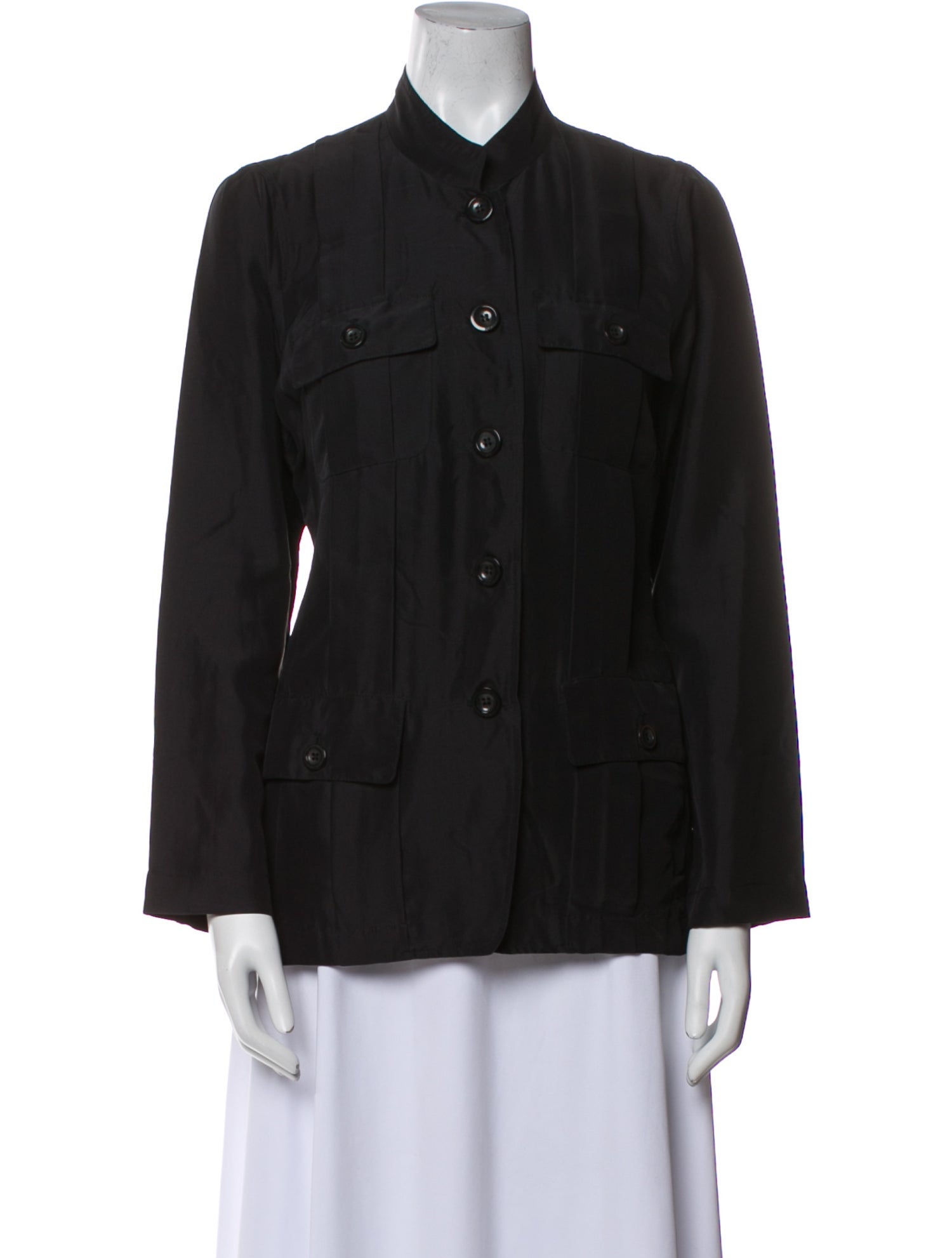 Max Mara Silk Utility Jacket