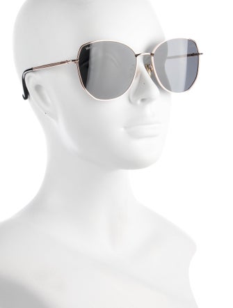 Max Mara Aviator Tinted Sunglasses