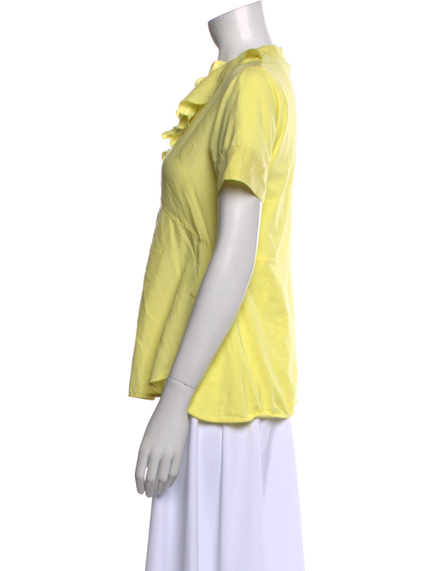 Max Mara V-Neck Short Sleeve Top