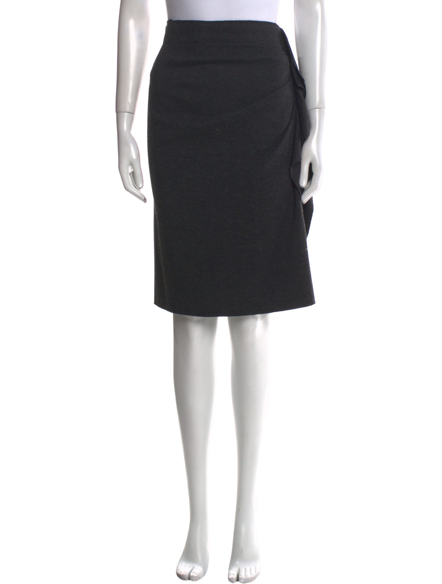 Max Mara Wool Knee-Length Skirt