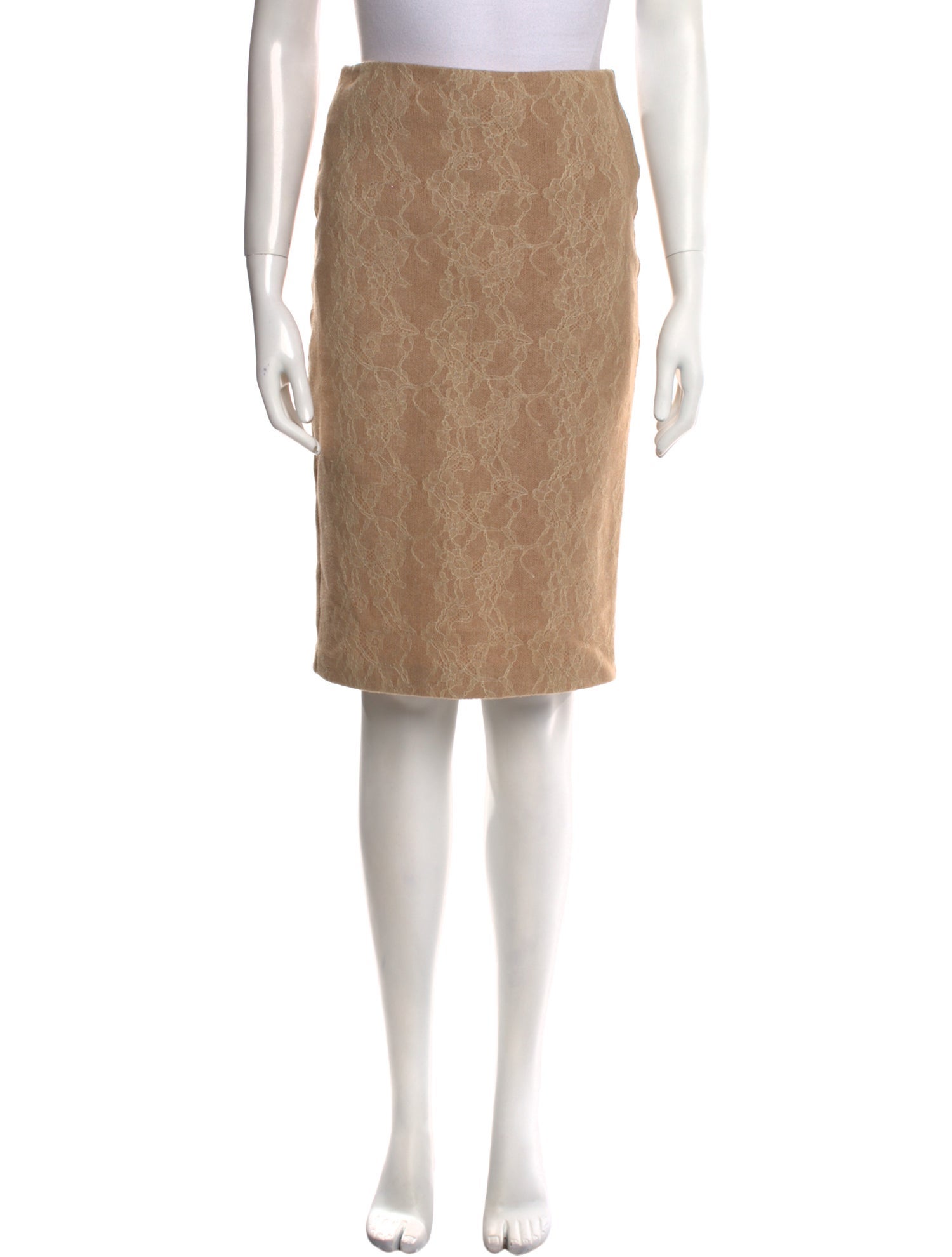 Max Mara Wool Knee-Length Skirt