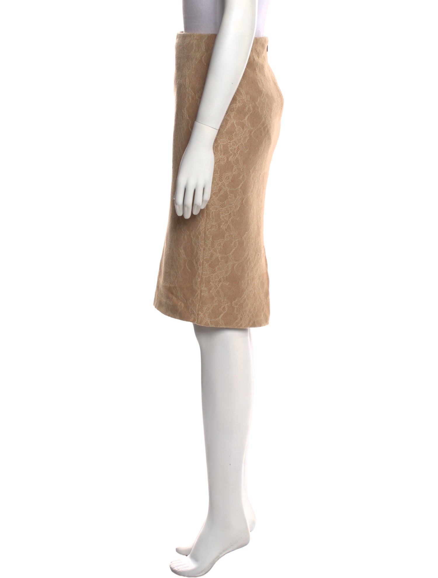 Max Mara Wool Knee-Length Skirt