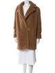 Max Mara Camel Hair Faux Fur Coat