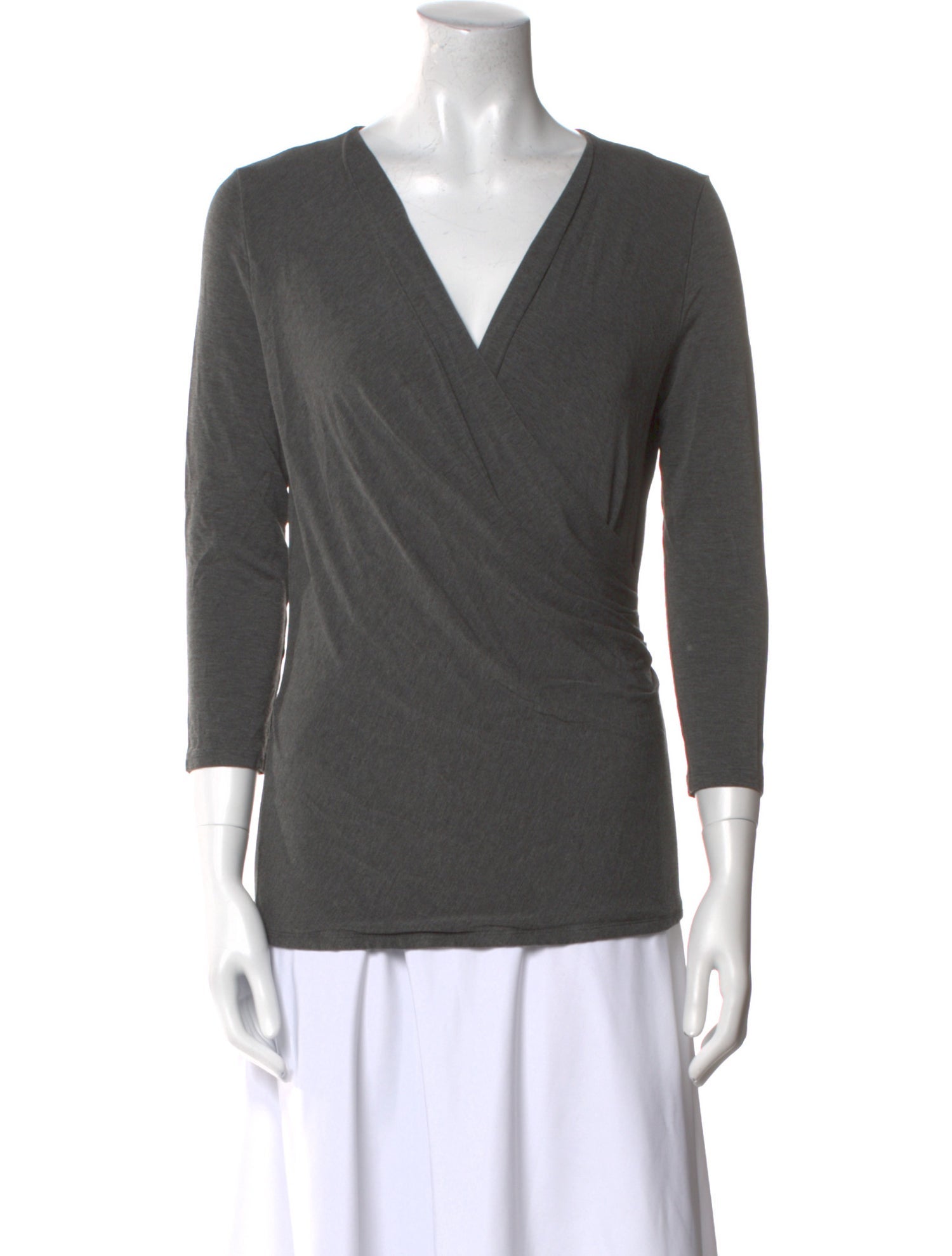 Max Mara V-Neck Long Sleeve Top