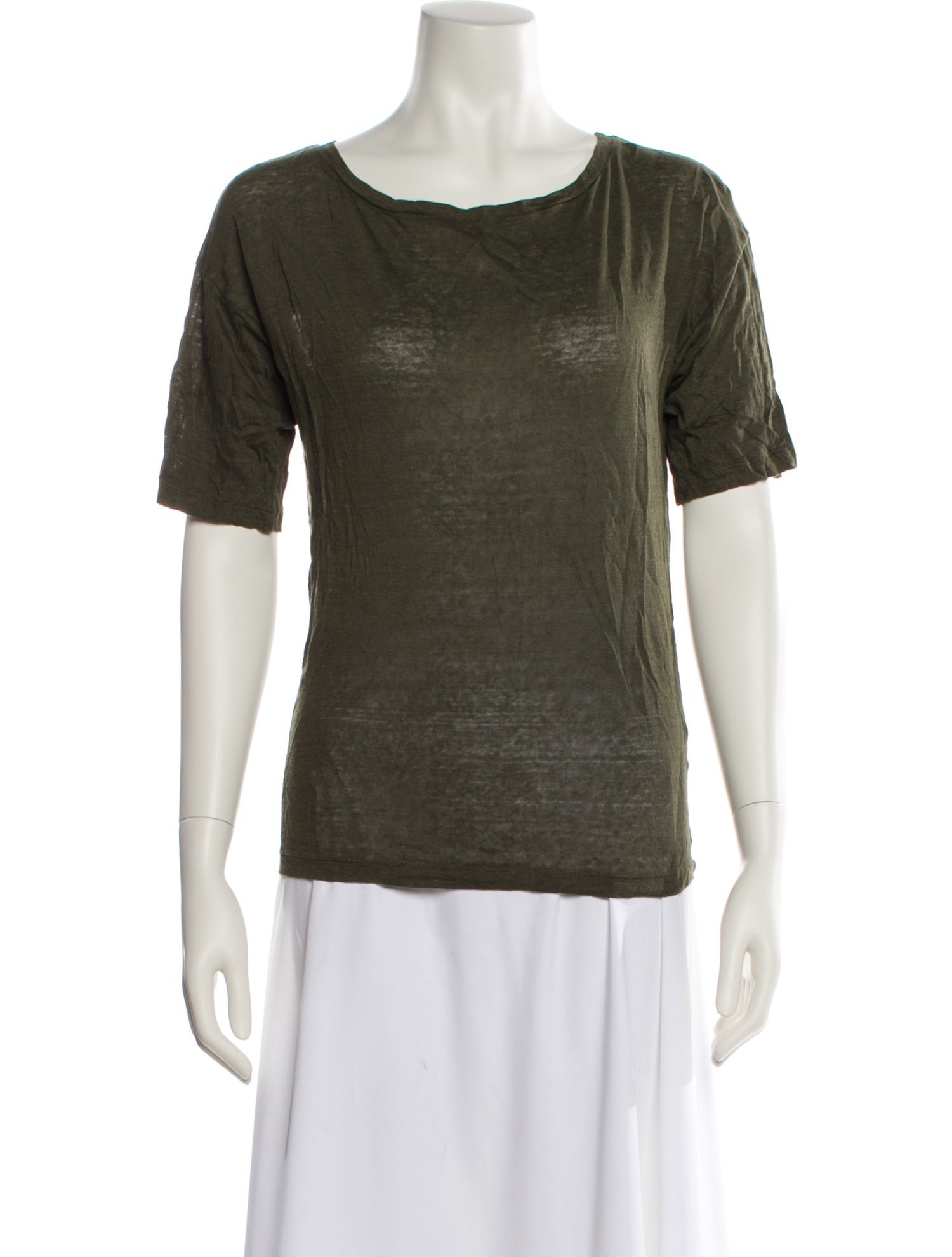 Max Mara Scoop Neck Short Sleeve T-Shirt