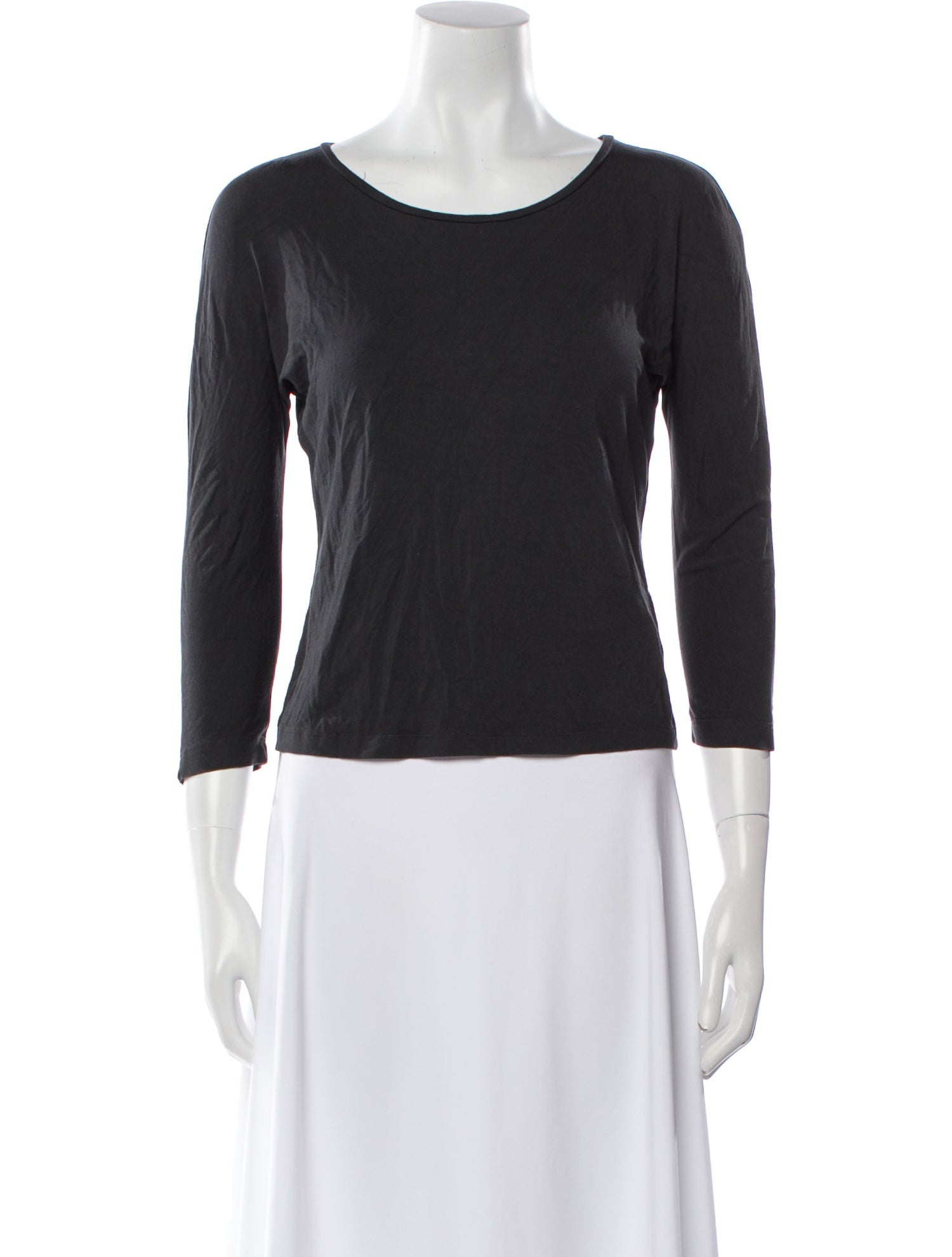 Max Mara Bateau Neckline Three-Quarter Sleeve T-Shirt