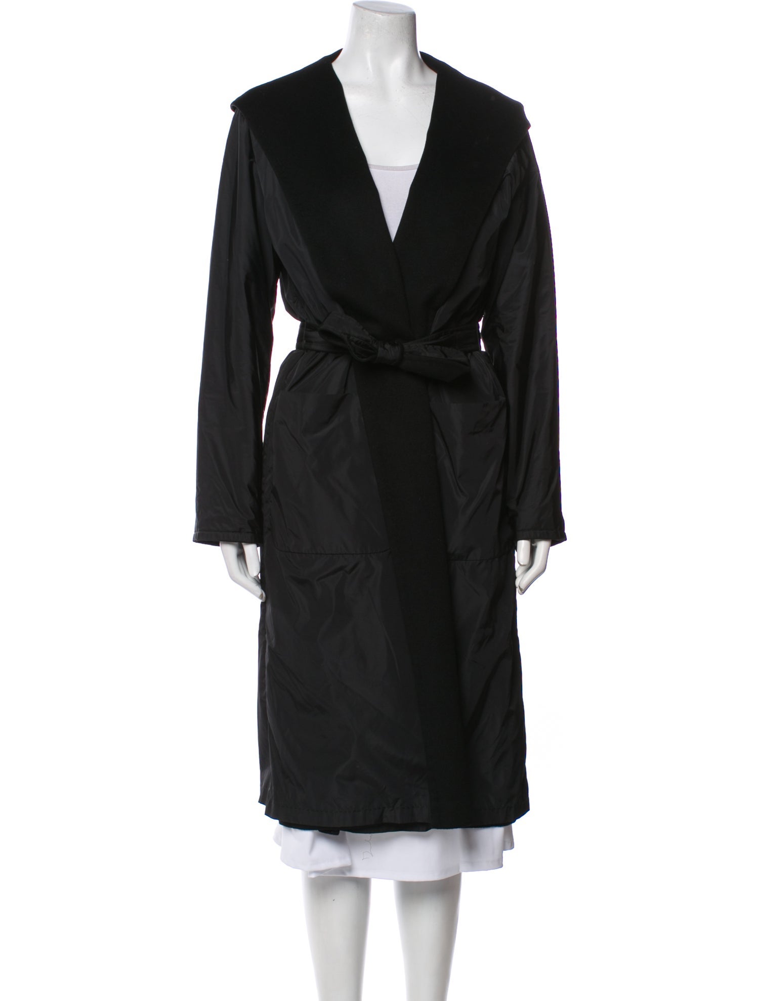 'S Max Mara Virgin Wool Trench Coat
