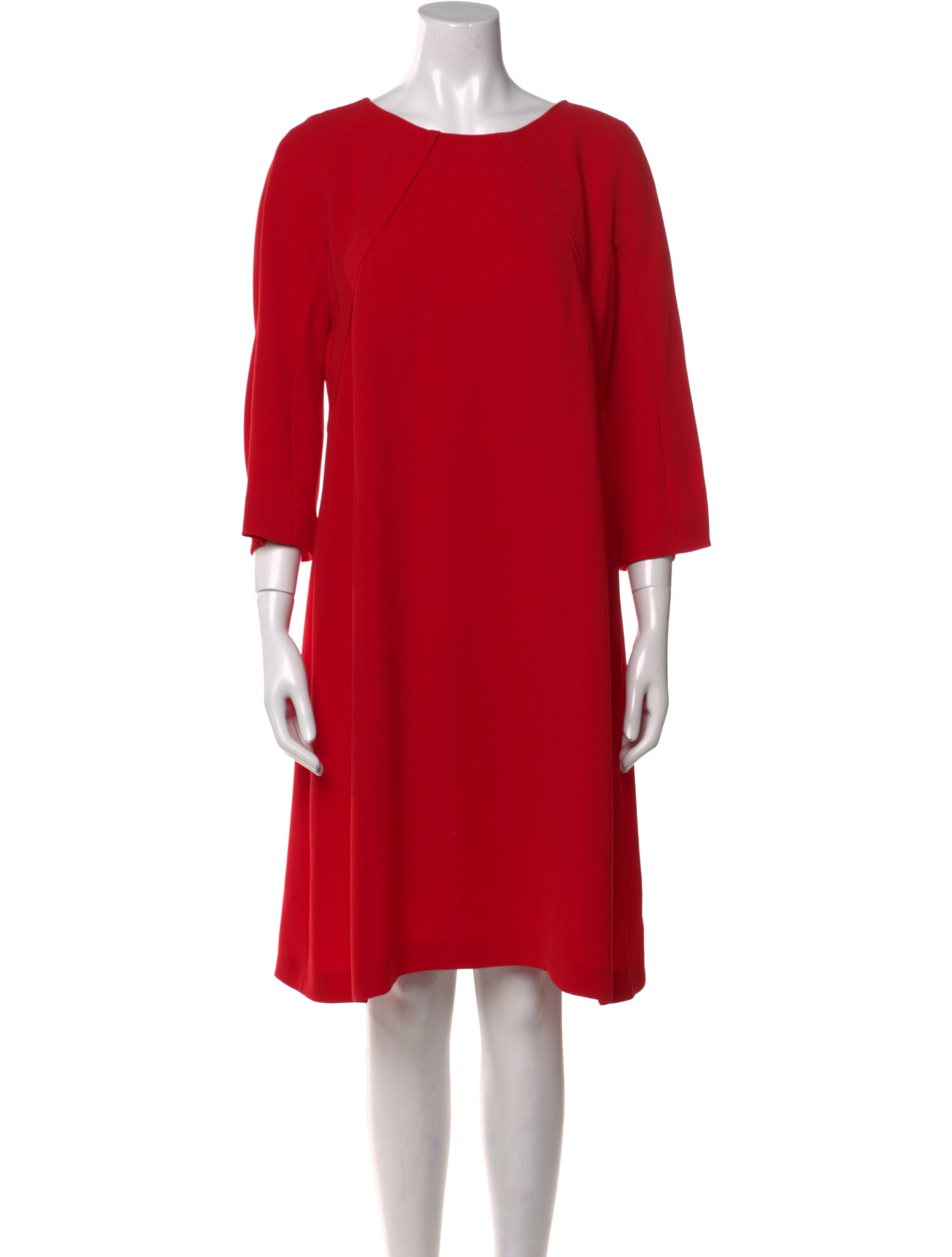 Max Mara Virgin Wool Knee-Length Dress