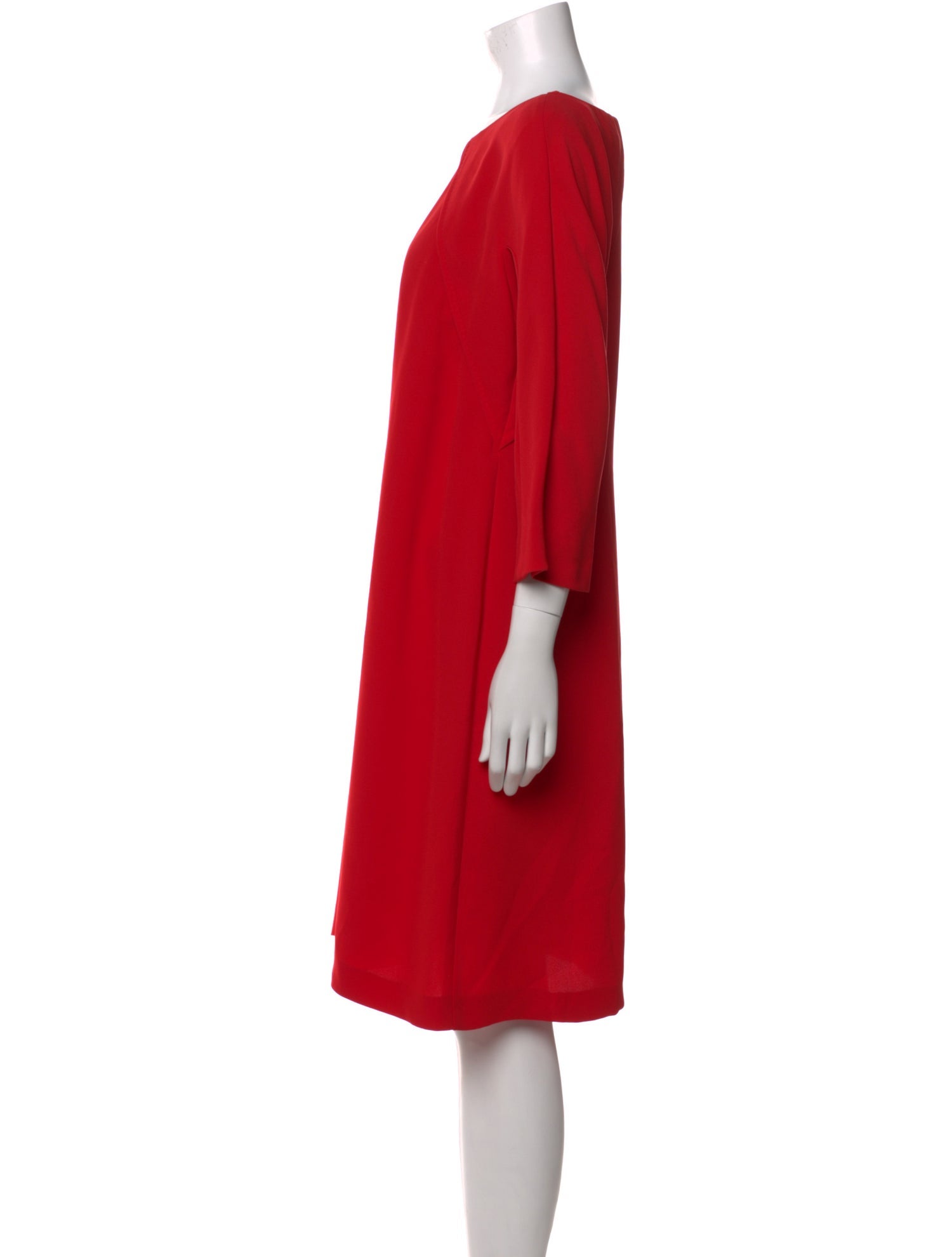 Max Mara Virgin Wool Knee-Length Dress