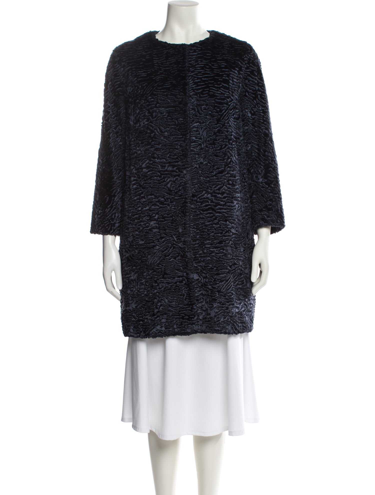 'S Max Mara Tweed Pattern Evening Jacket