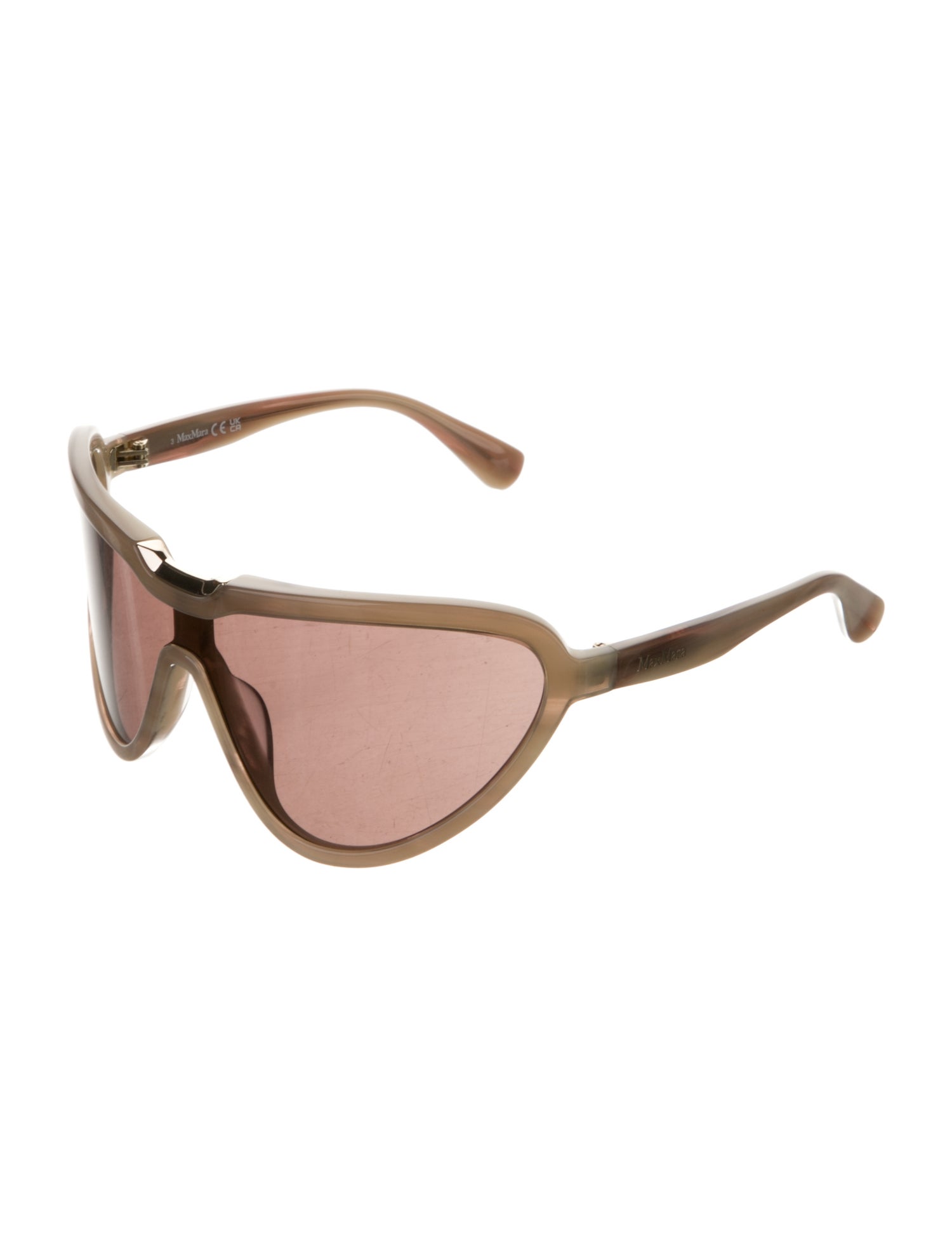 Max Mara Shield Tinted Sunglasses