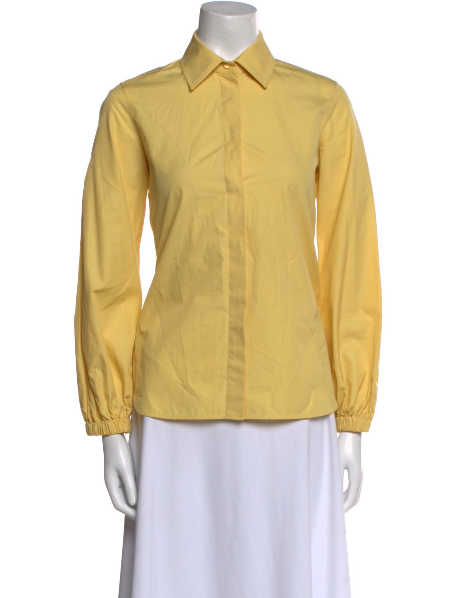 Max Mara Long Sleeve Button-Up Top w/ Tags