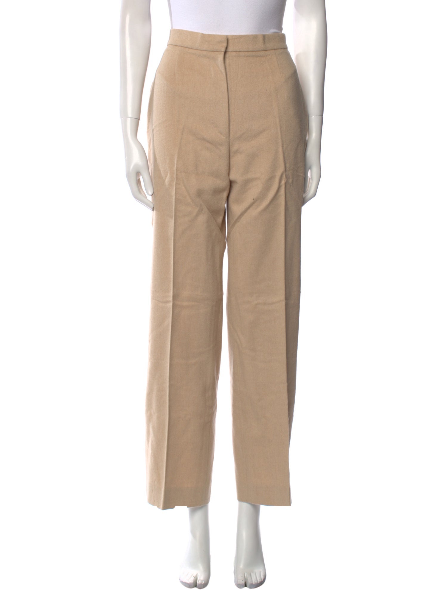 Max Mara Camel Hair Wide Leg Pants