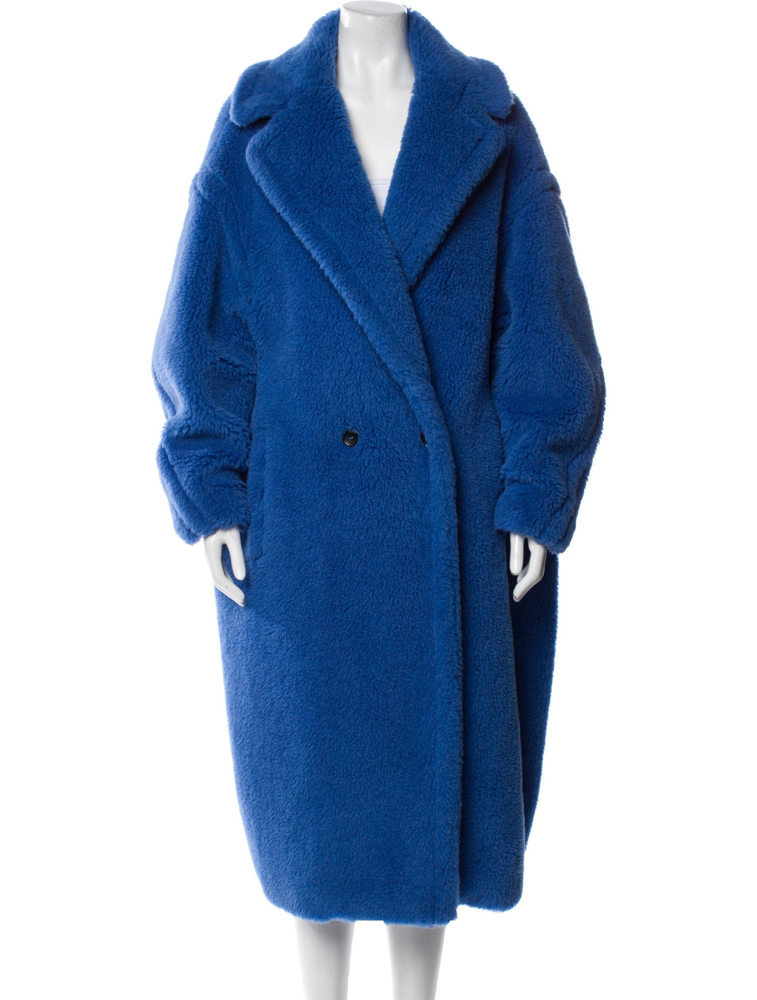 Max Mara Alpaca Faux Fur Coat