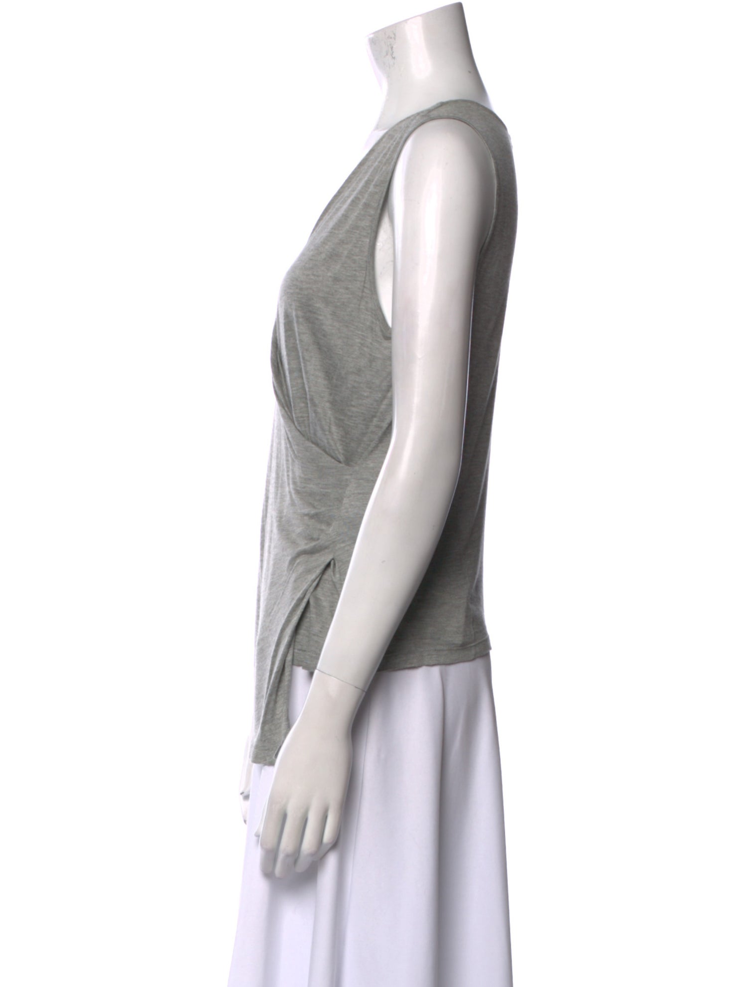 Max Mara Cowl Neck Sleeveless Top