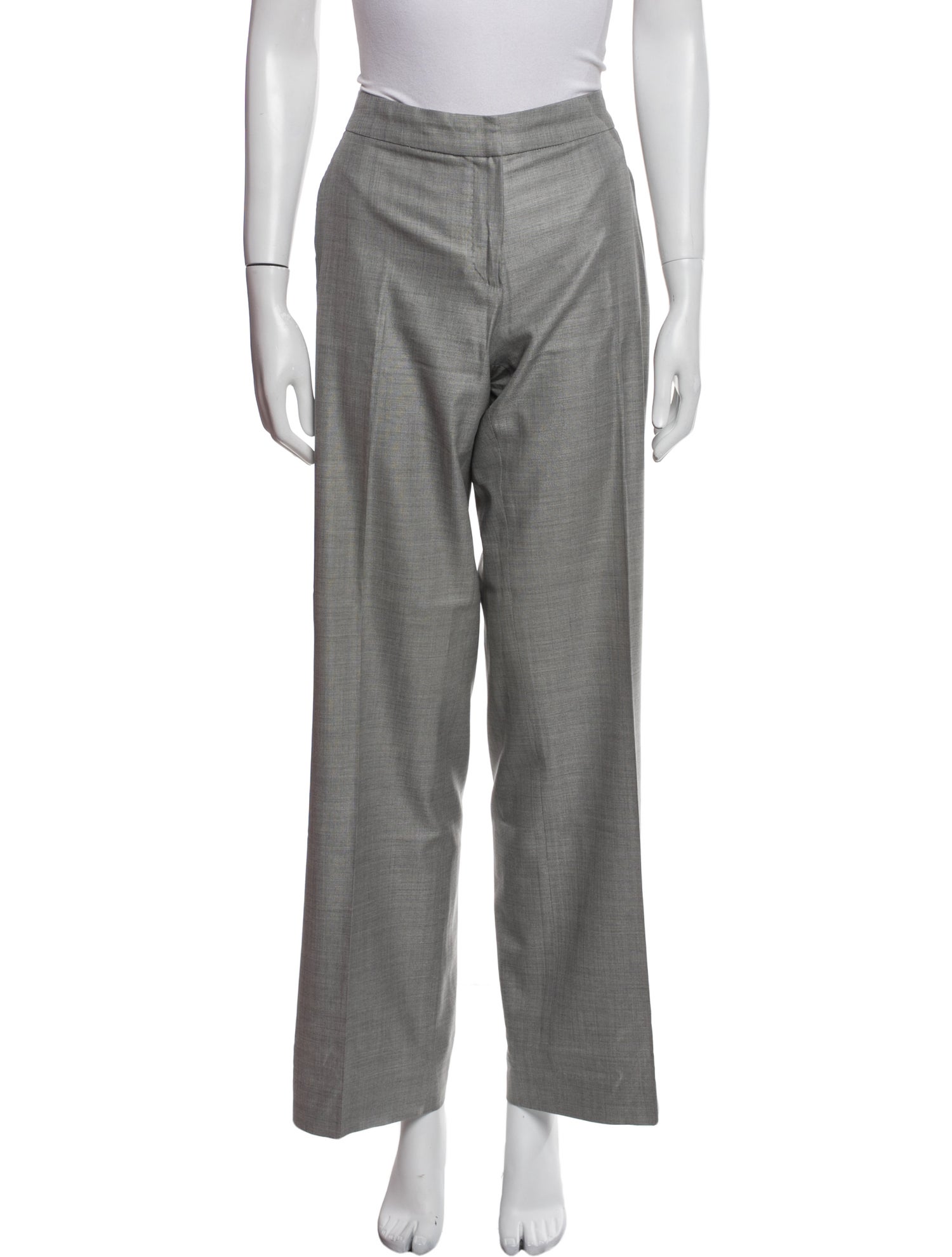 Max Mara Virgin Wool Straight Leg Pants