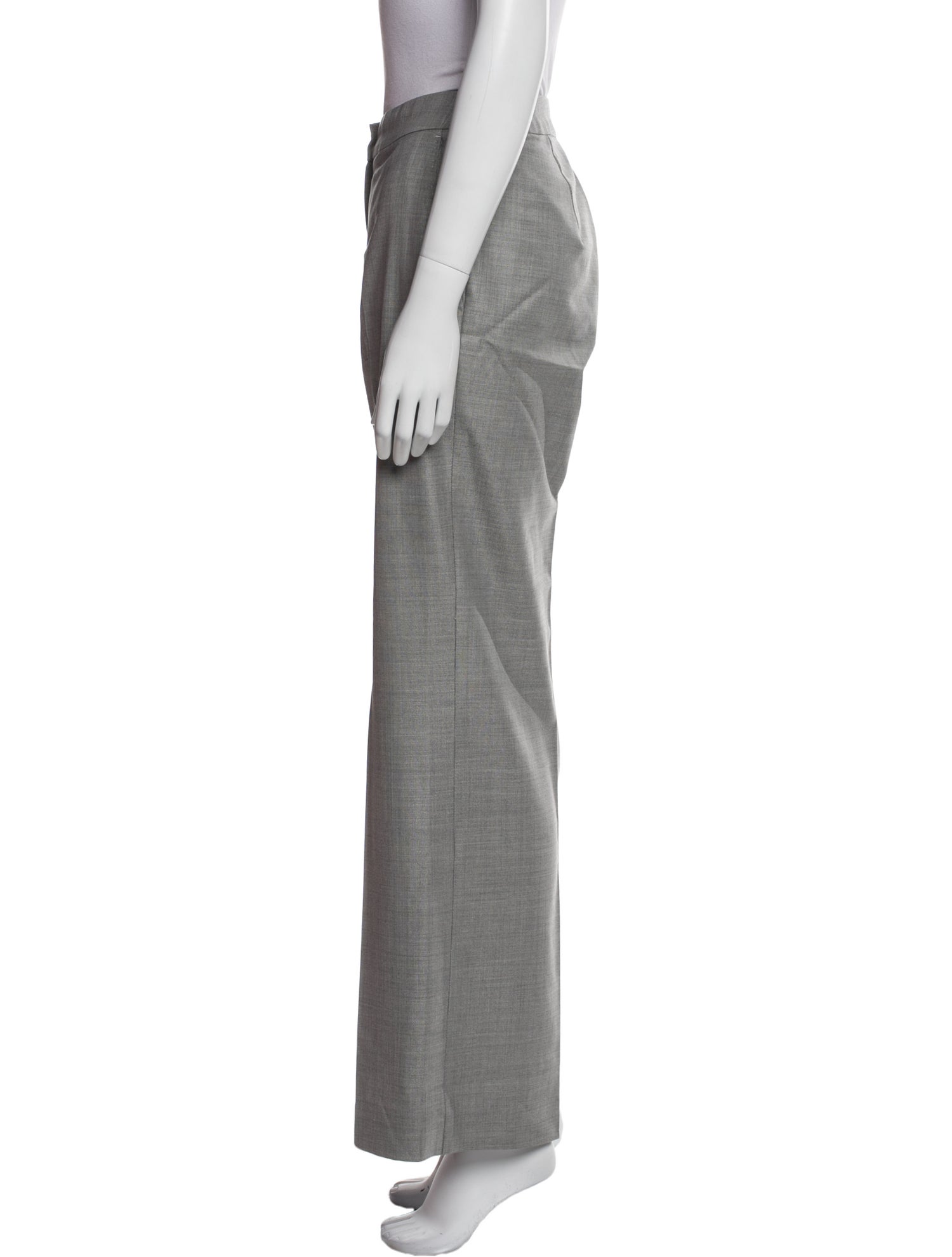 Max Mara Virgin Wool Straight Leg Pants