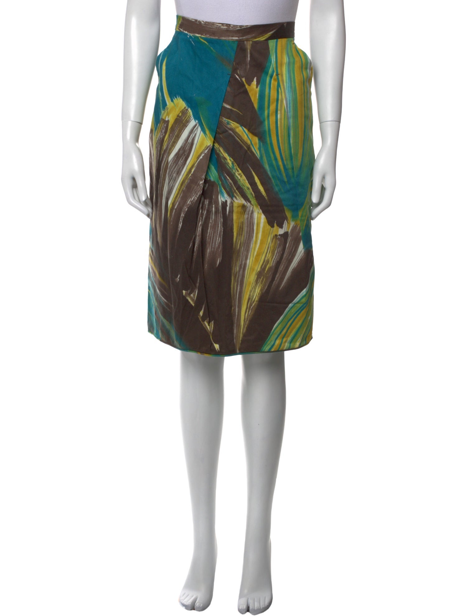 Max Mara Printed Knee-Length Skirt