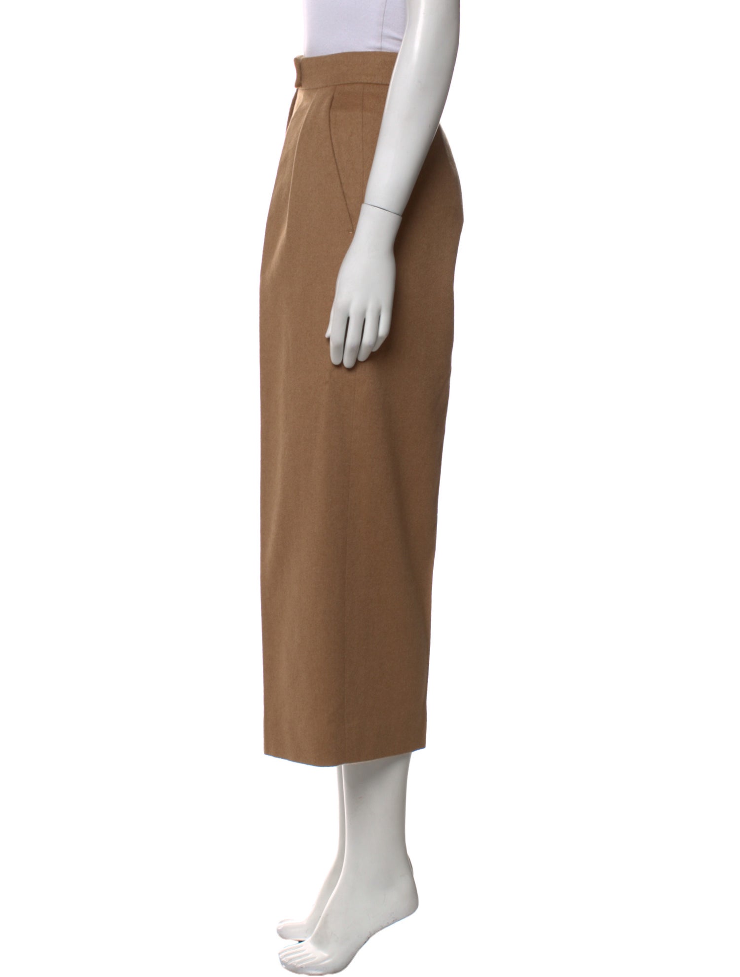 Max Mara Camel Hair Wide Leg Pants