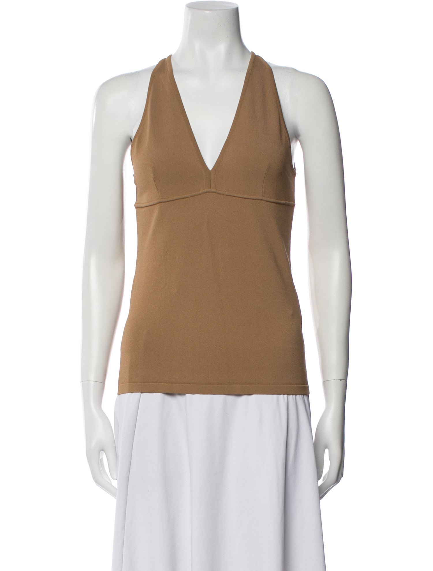 Max Mara V-Neck Sleeveless Top w/ Tags