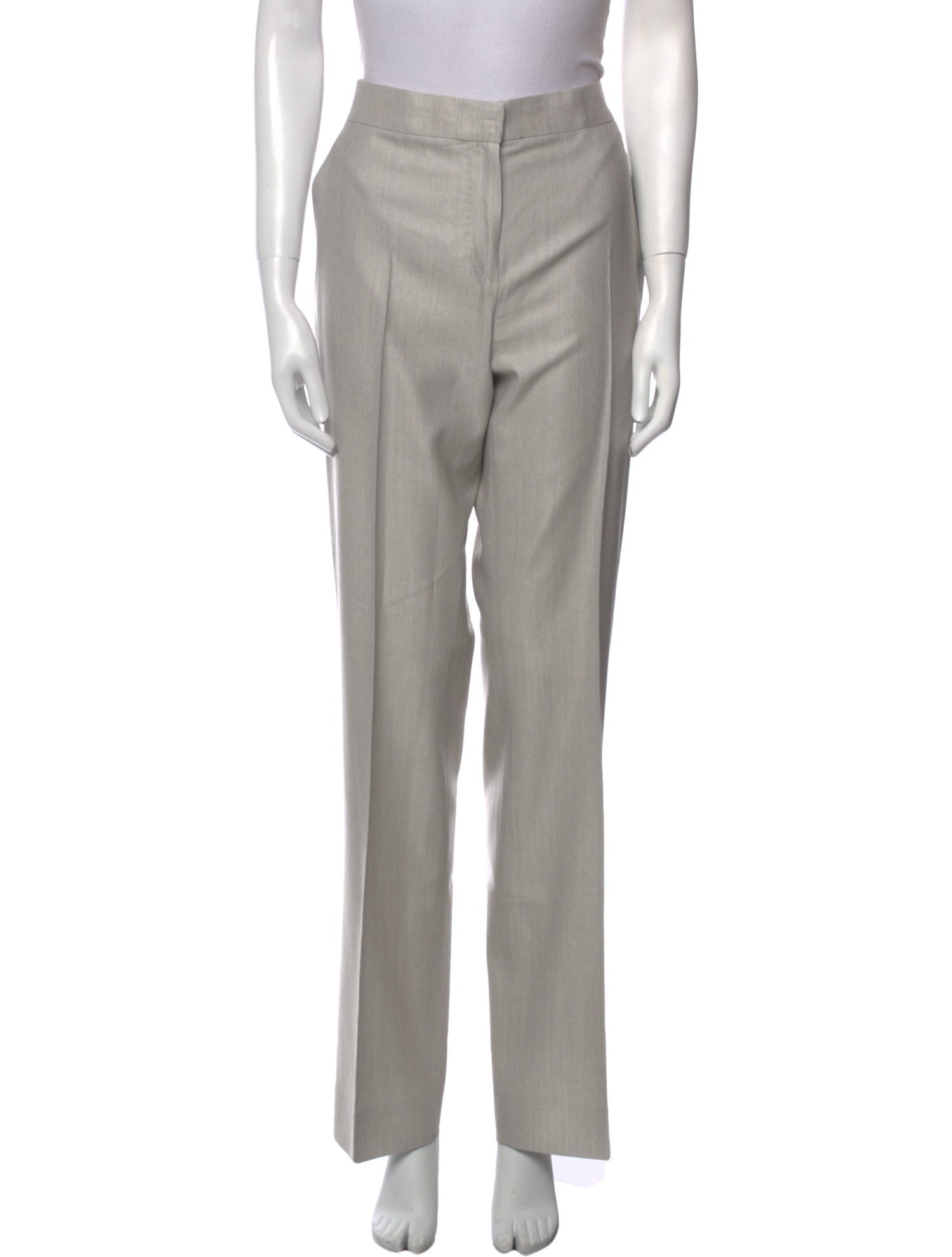 Max Mara Virgin Wool Straight Leg Pants