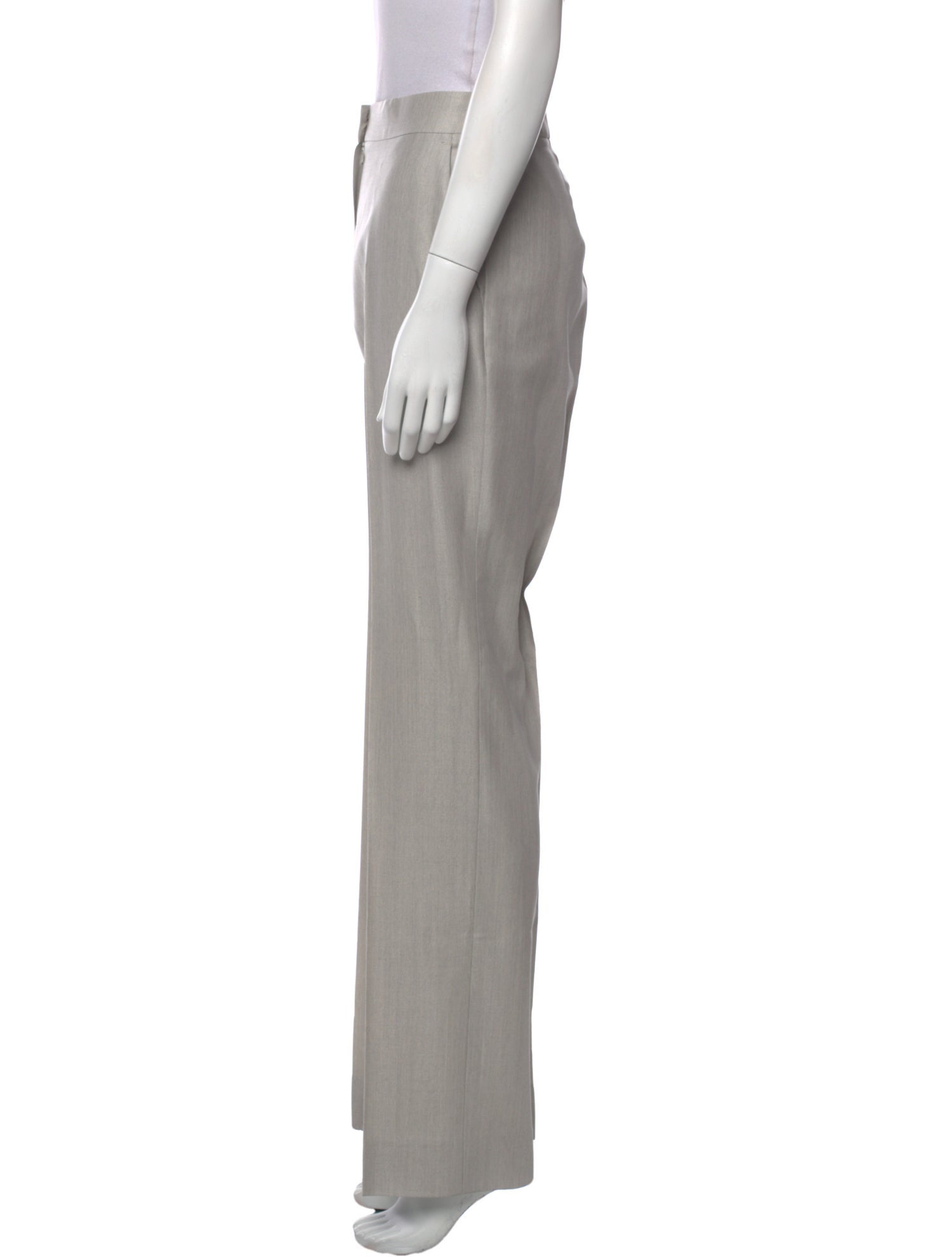 Max Mara Virgin Wool Straight Leg Pants
