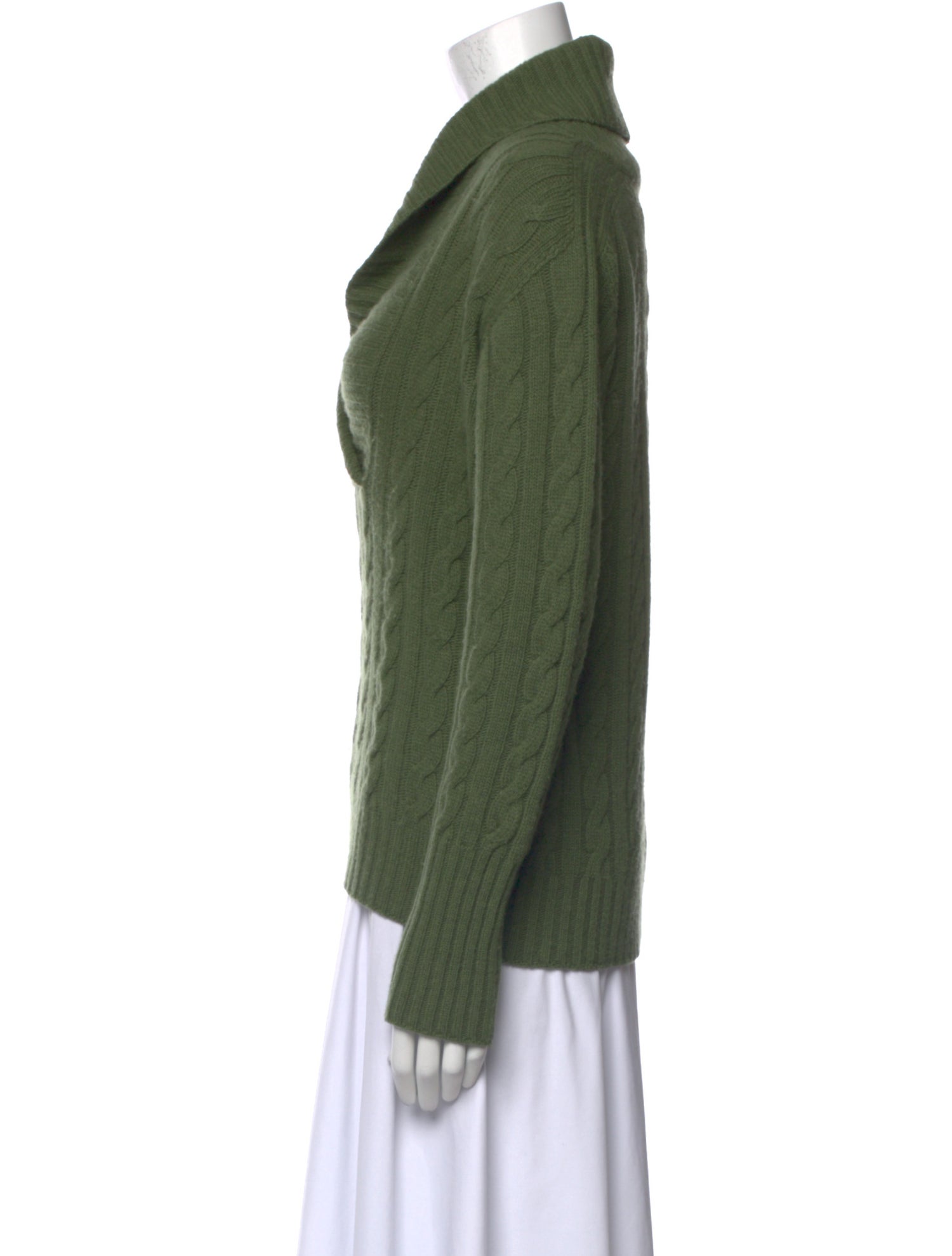 Max Mara Virgin Wool V-Neck Sweater