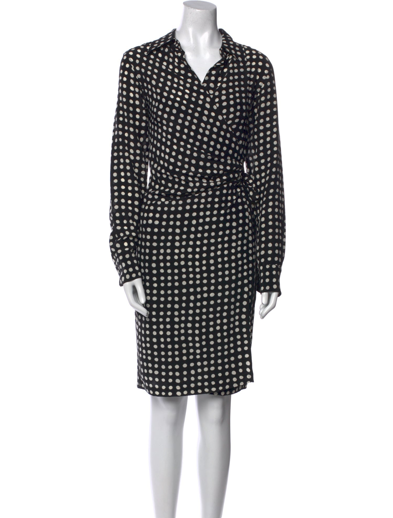 Max Mara Silk Knee-Length Dress