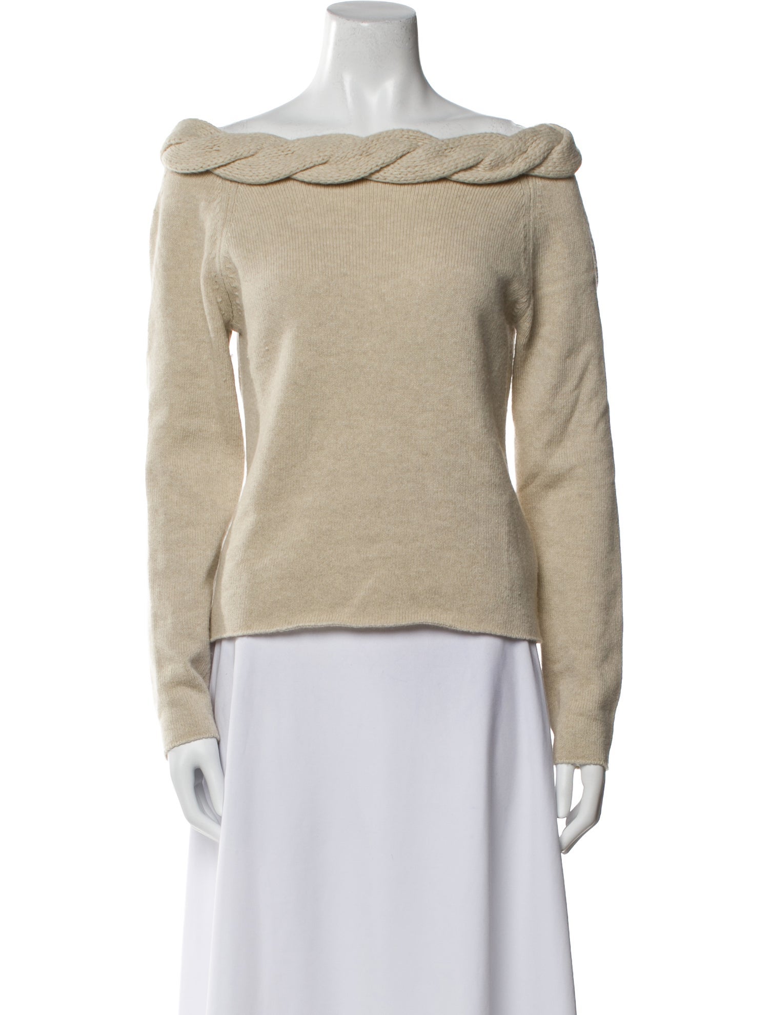 Max Mara Off-The-Shoulder Sweater