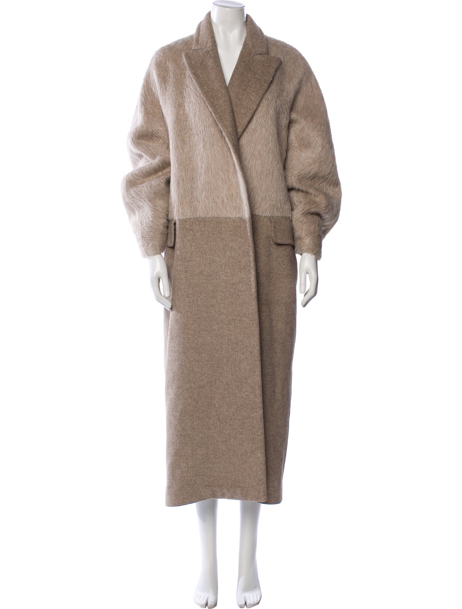 Max Mara Alpaca Faux Fur Coat