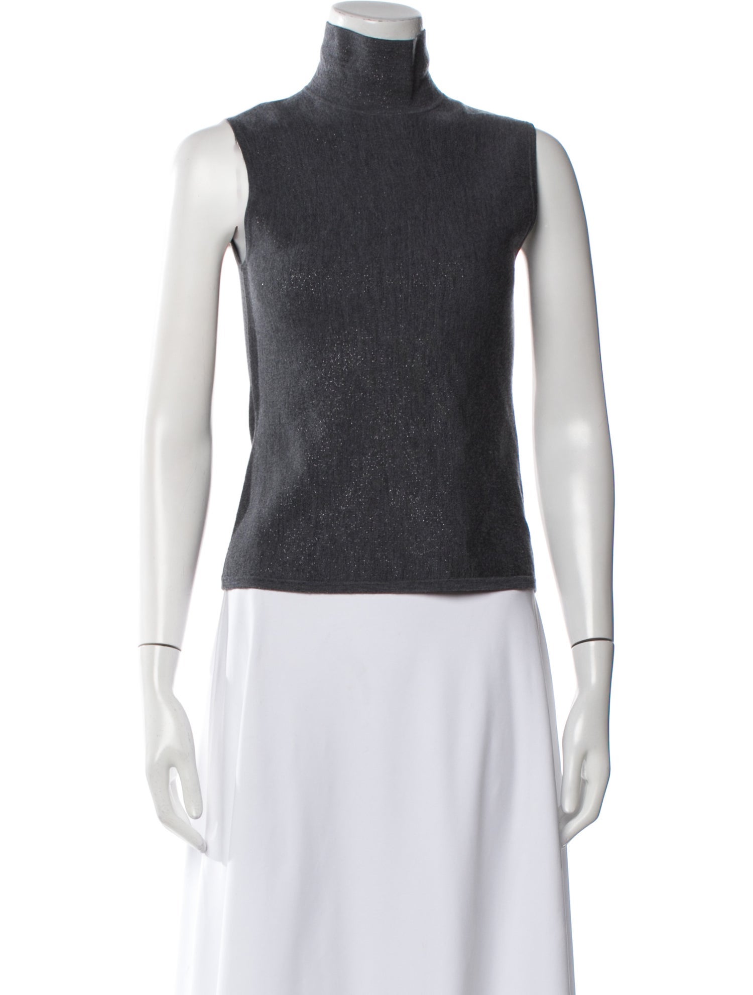 Max Mara Virgin Wool Turtleneck Top