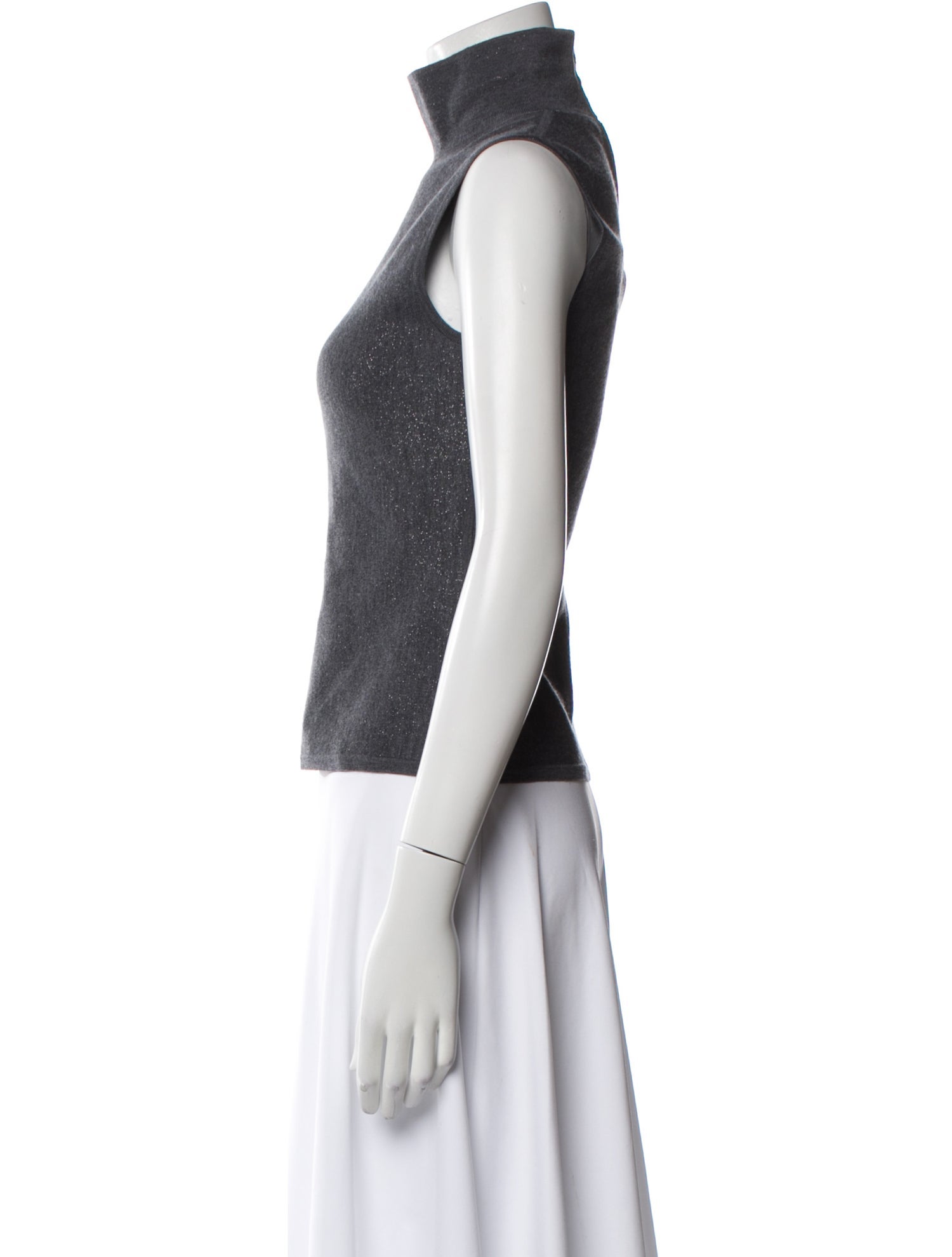Max Mara Virgin Wool Turtleneck Top