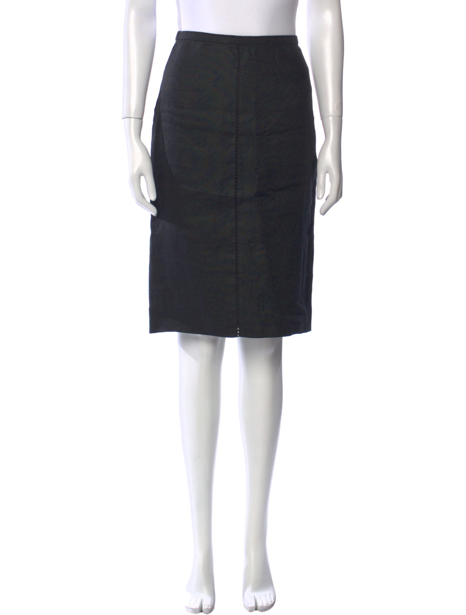 Max Mara Linen Knee-Length Skirt