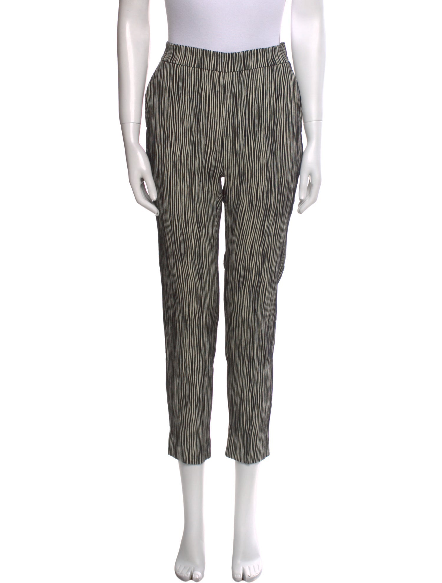 Max Mara Striped Skinny Leg Pants
