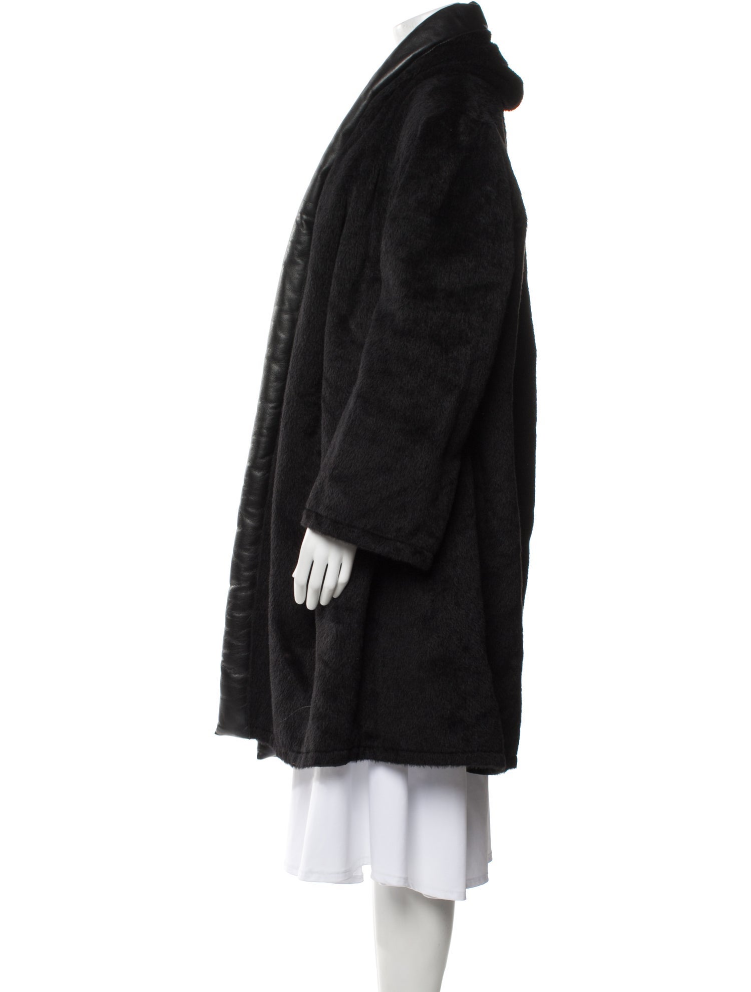 Max Mara Faux Fur Coat
