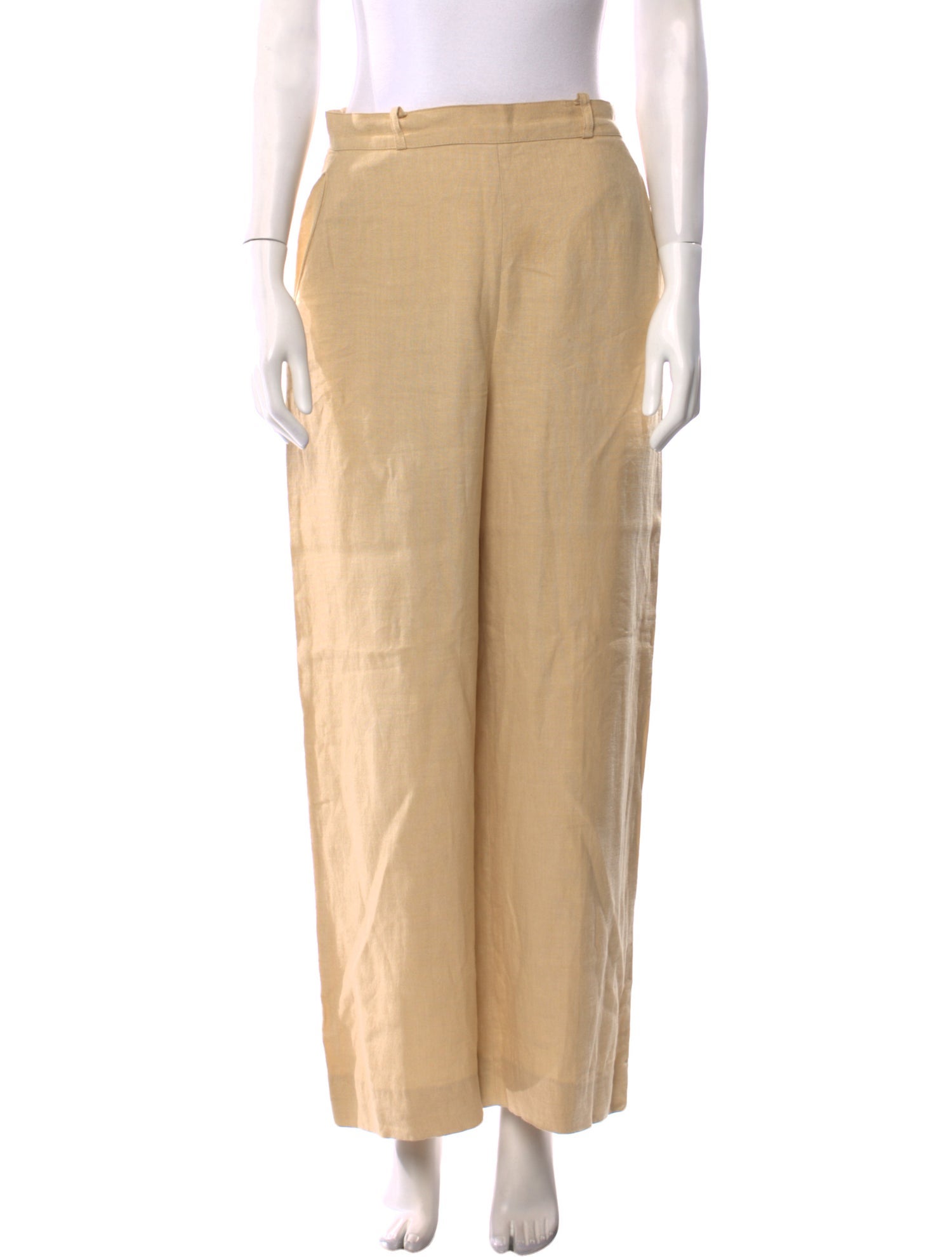 Max Mara Linen Wide Leg Pants