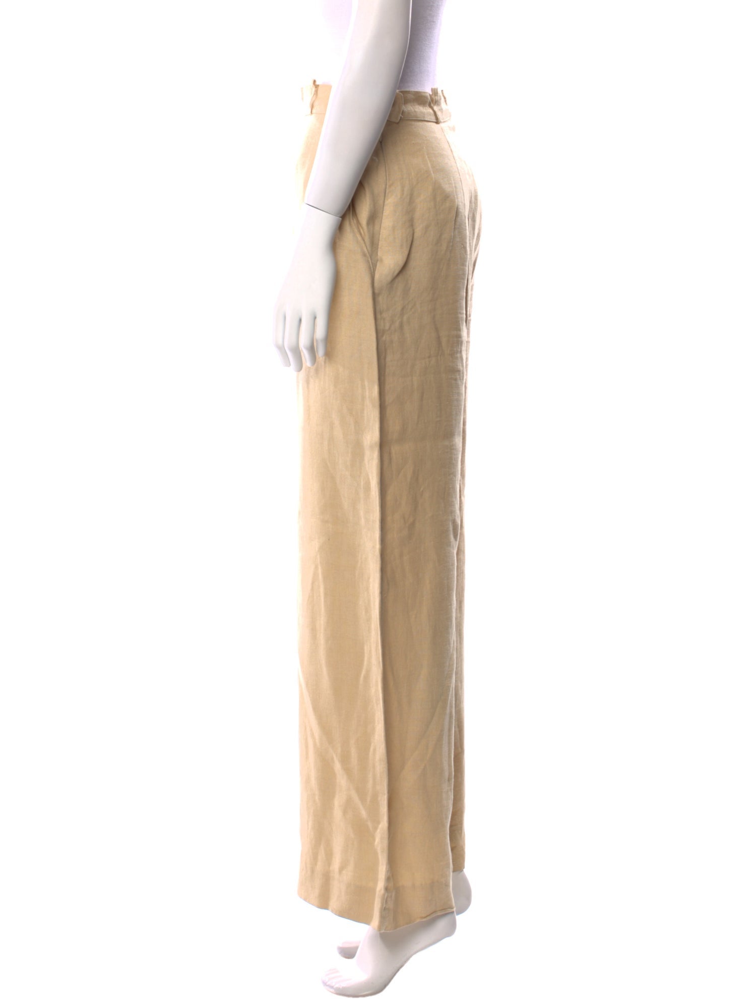 Max Mara Linen Wide Leg Pants