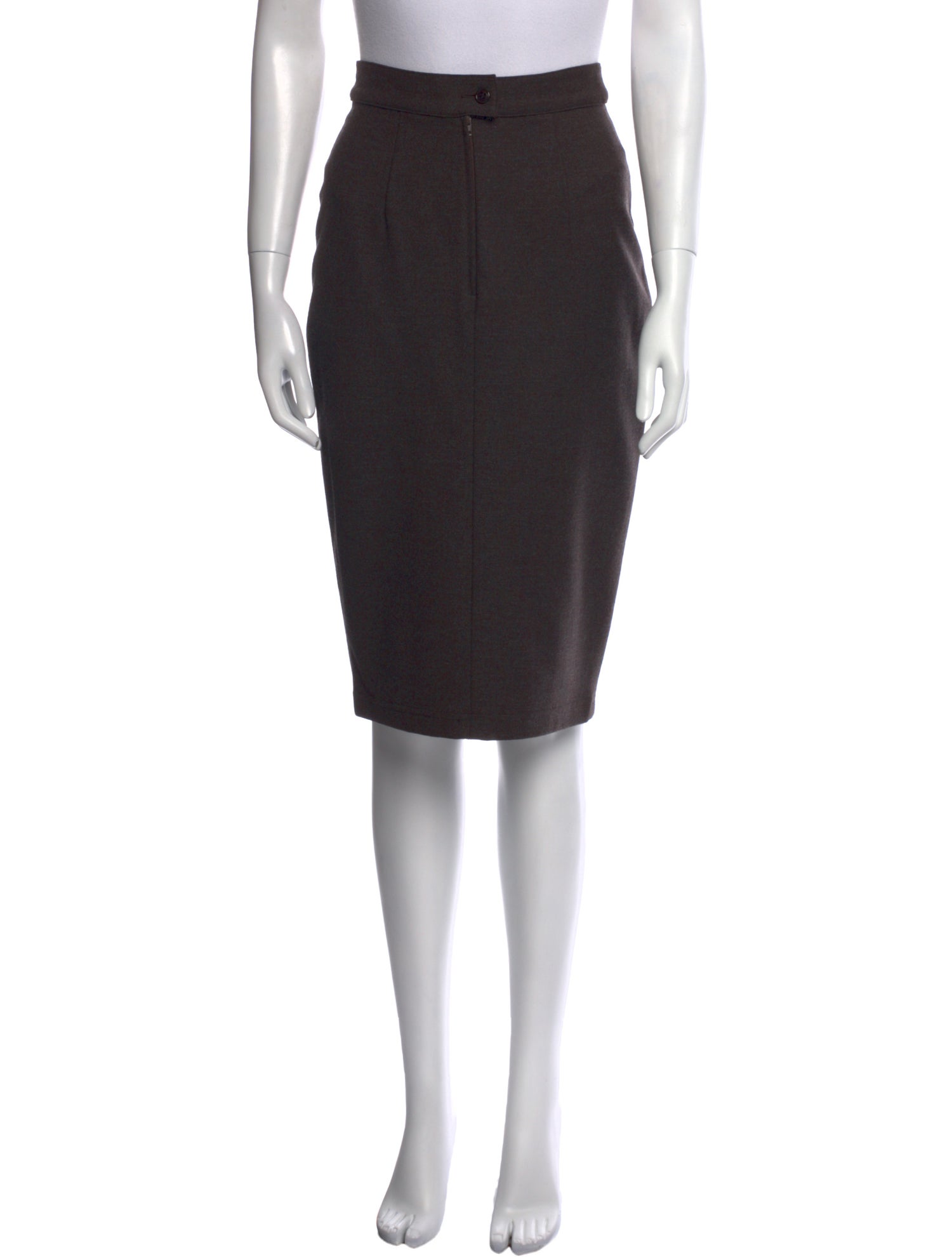 Max Mara Wool Knee-Length Skirt