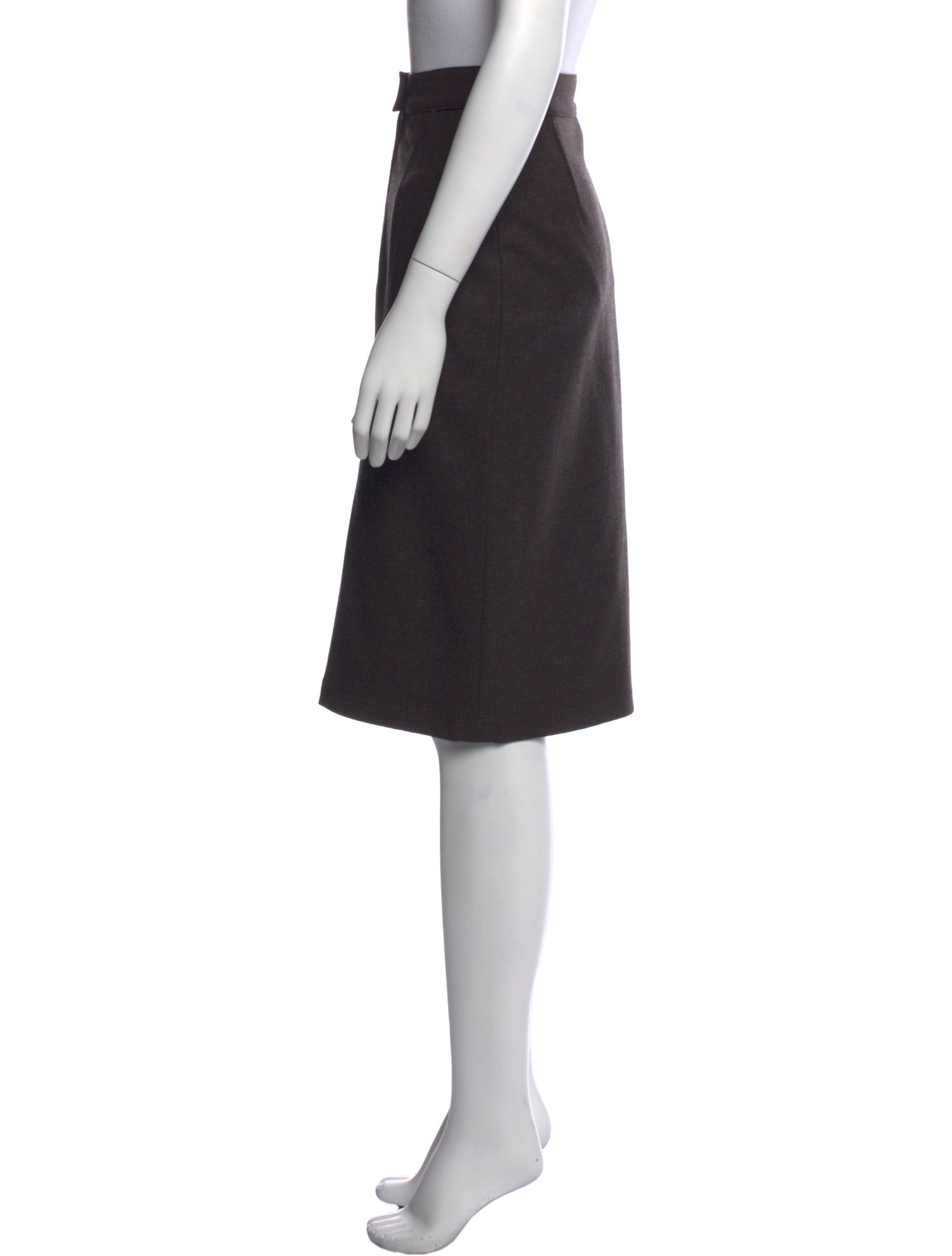 Max Mara Wool Knee-Length Skirt