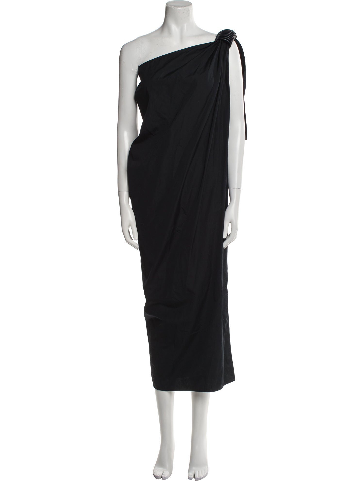 Max Mara One-Shoulder Long Dress