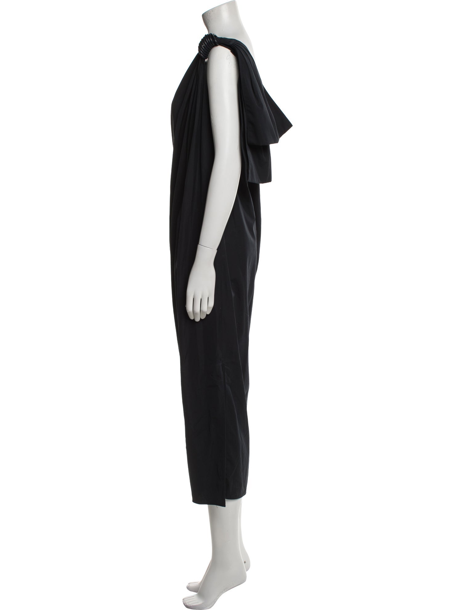 Max Mara One-Shoulder Long Dress