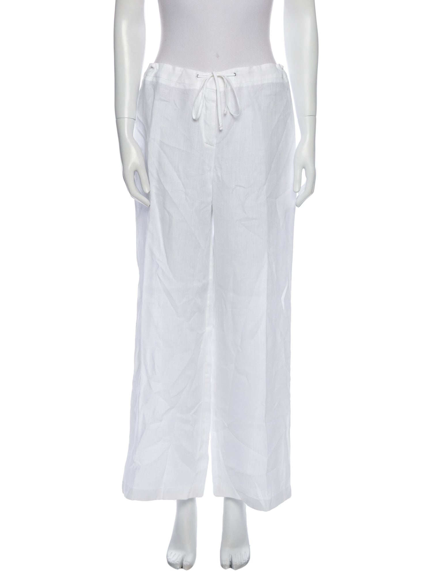 Max Mara Linen Wide Leg Pants