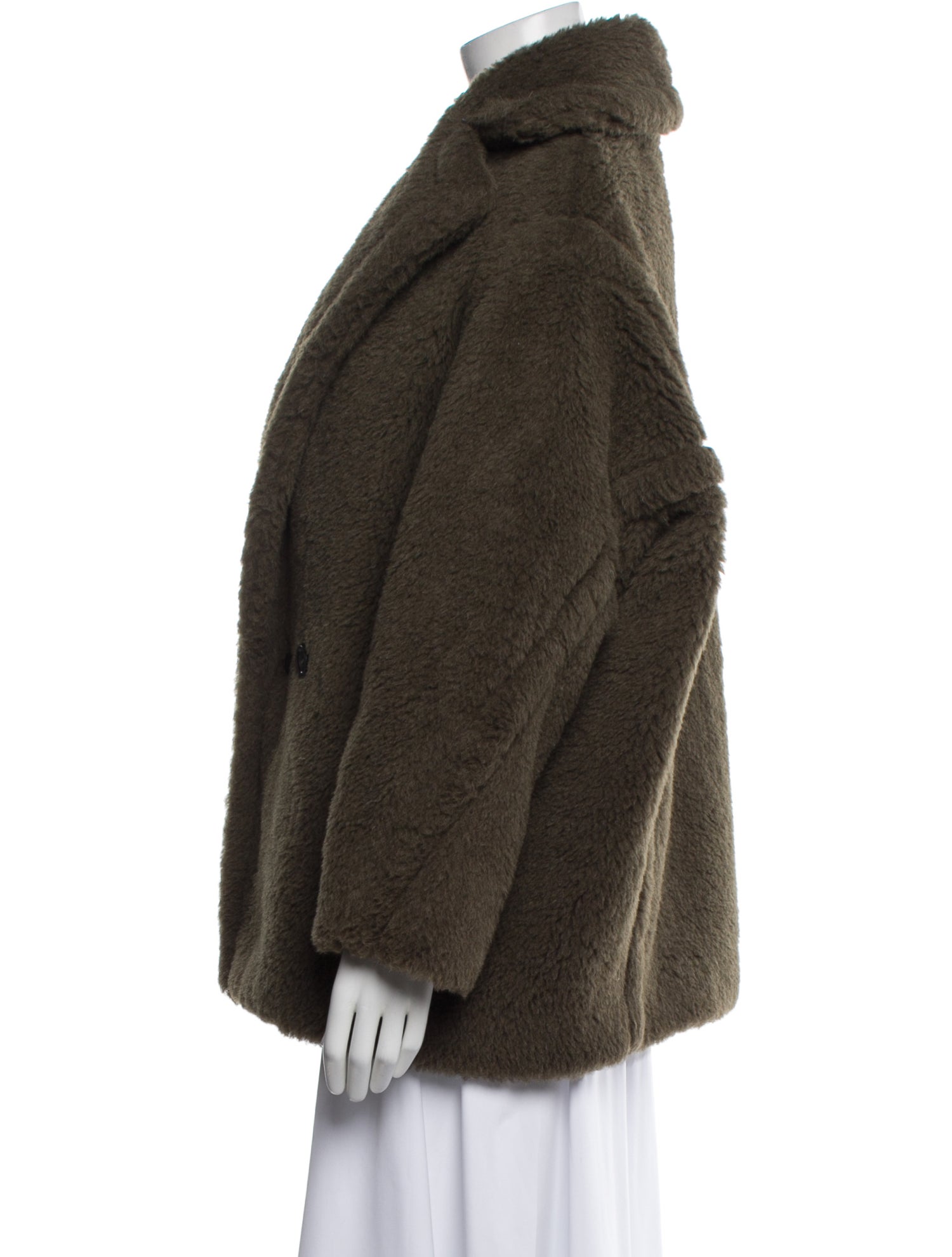 Max Mara Alpaca Faux Fur Jacket